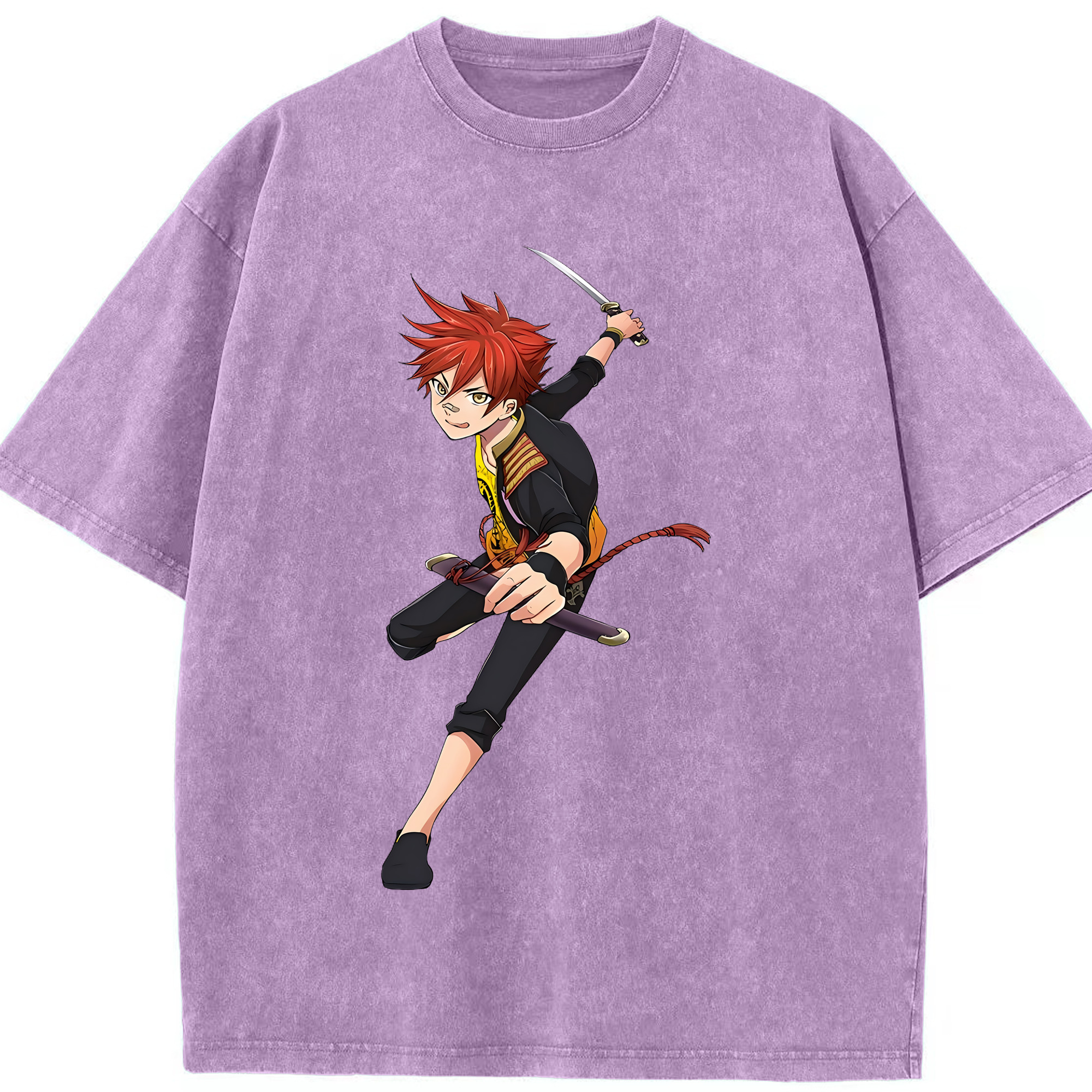 （画像用） 刀剣乱舞 Touken Ranbu 綿100% ヴィンテージ風 半袖Tシャツ（フロントプリント）