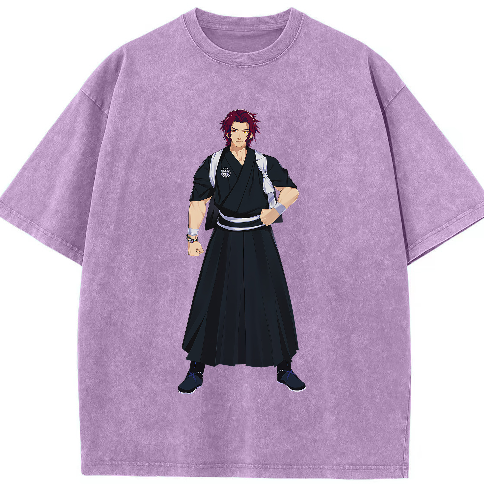 （画像用） 刀剣乱舞 Touken Ranbu 綿100% ヴィンテージ風 半袖Tシャツ（フロントプリント）