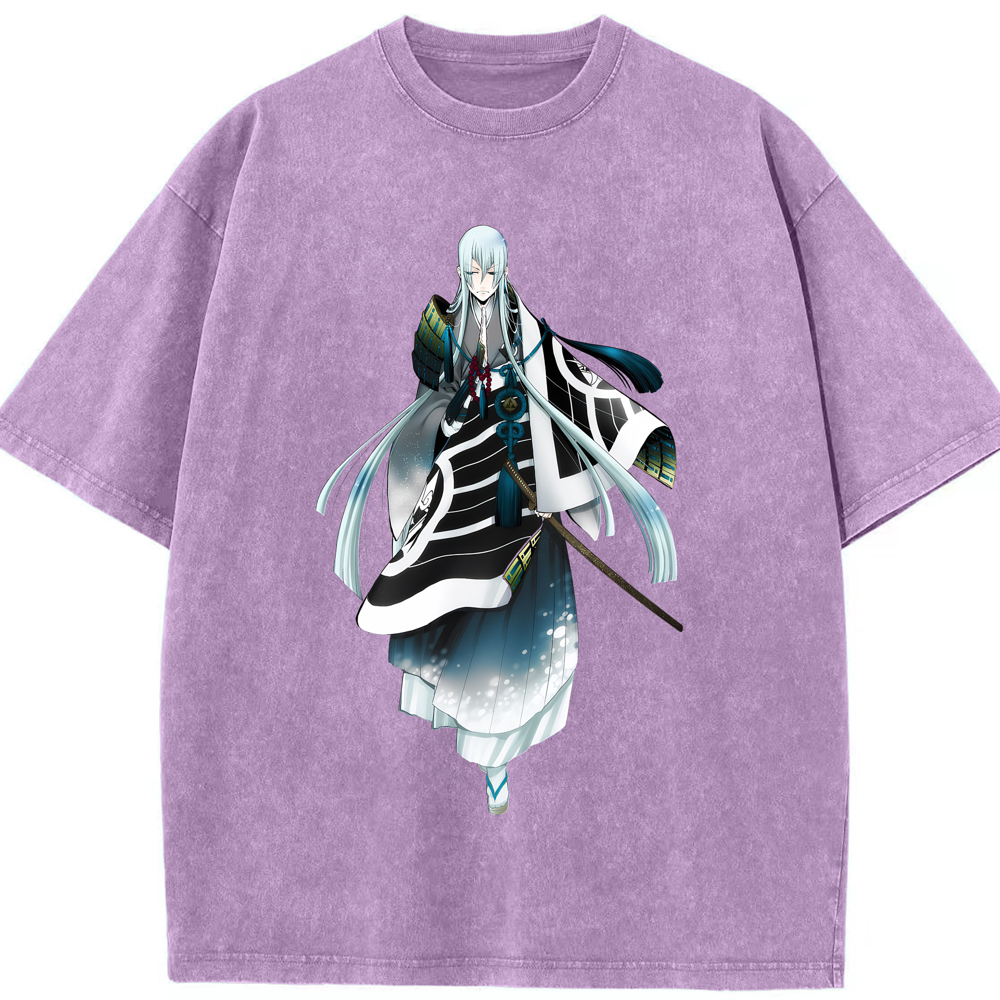 （画像用） 刀剣乱舞 Touken Ranbu 綿100% ヴィンテージ風 半袖Tシャツ（フロントプリント）