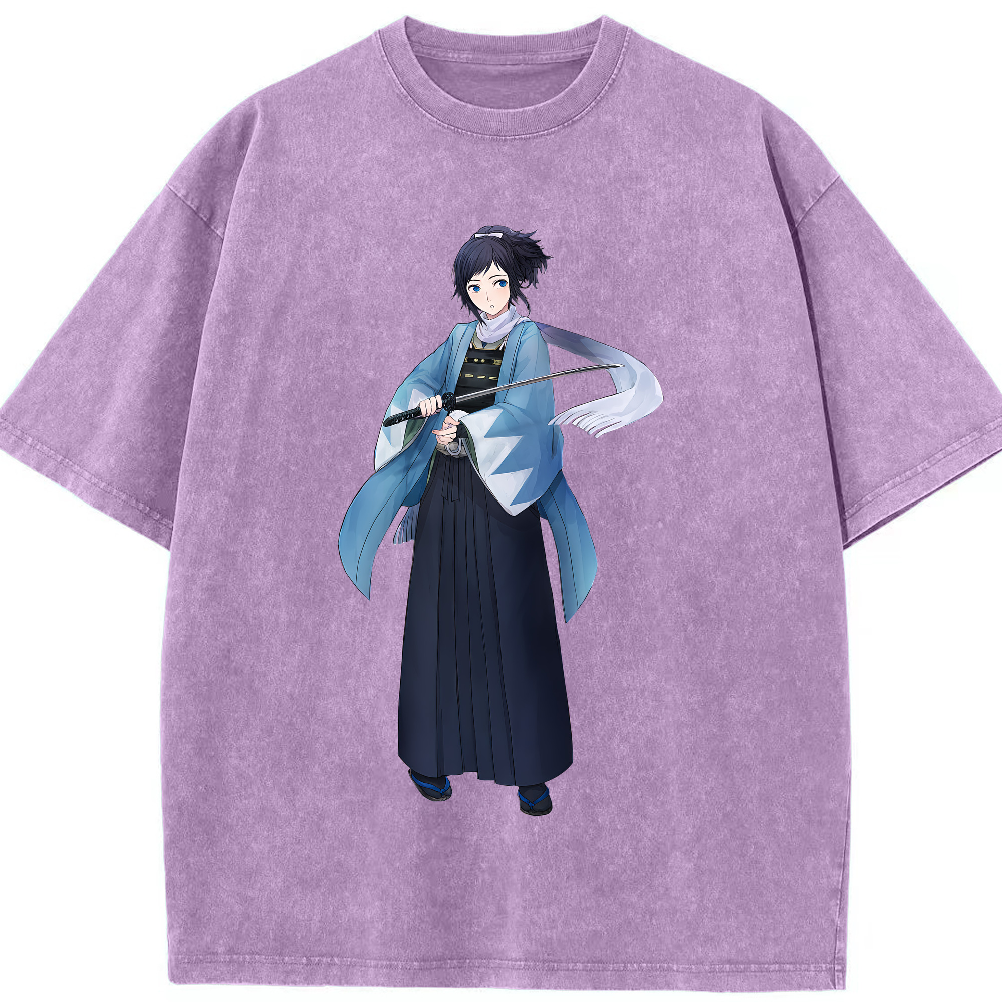 （画像用） 刀剣乱舞 Touken Ranbu 綿100% ヴィンテージ風 半袖Tシャツ（フロントプリント）