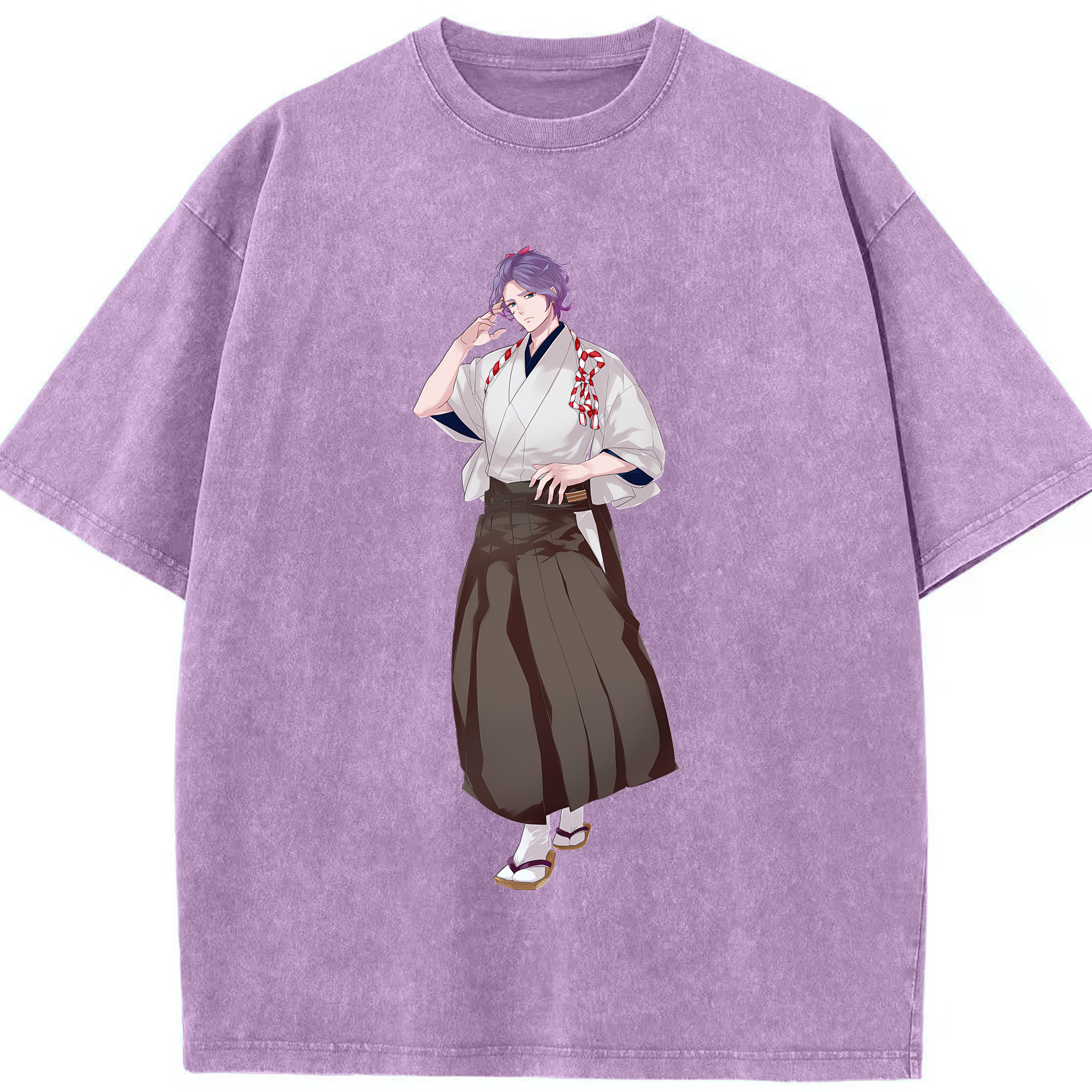 （画像用） 刀剣乱舞 Touken Ranbu 綿100% ヴィンテージ風 半袖Tシャツ（フロントプリント）