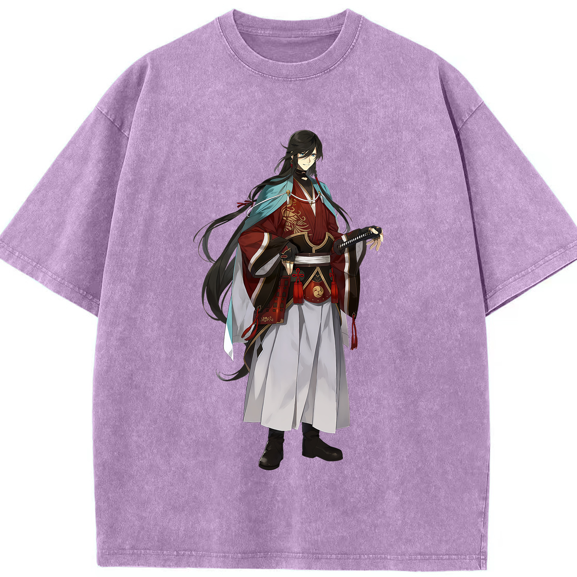 （画像用） 刀剣乱舞 Touken Ranbu 綿100% ヴィンテージ風 半袖Tシャツ（フロントプリント）