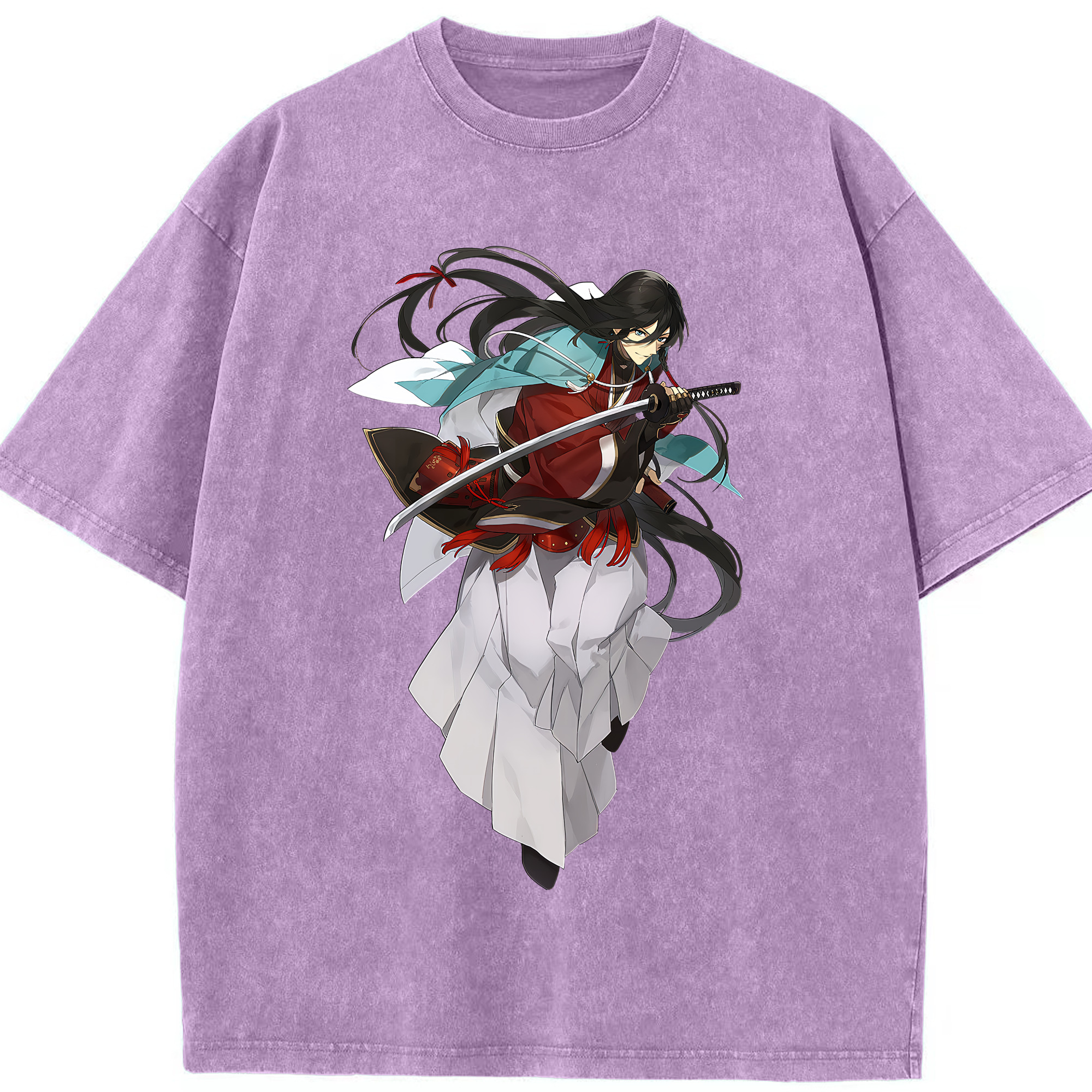 （画像用） 刀剣乱舞 Touken Ranbu 綿100% ヴィンテージ風 半袖Tシャツ（フロントプリント）