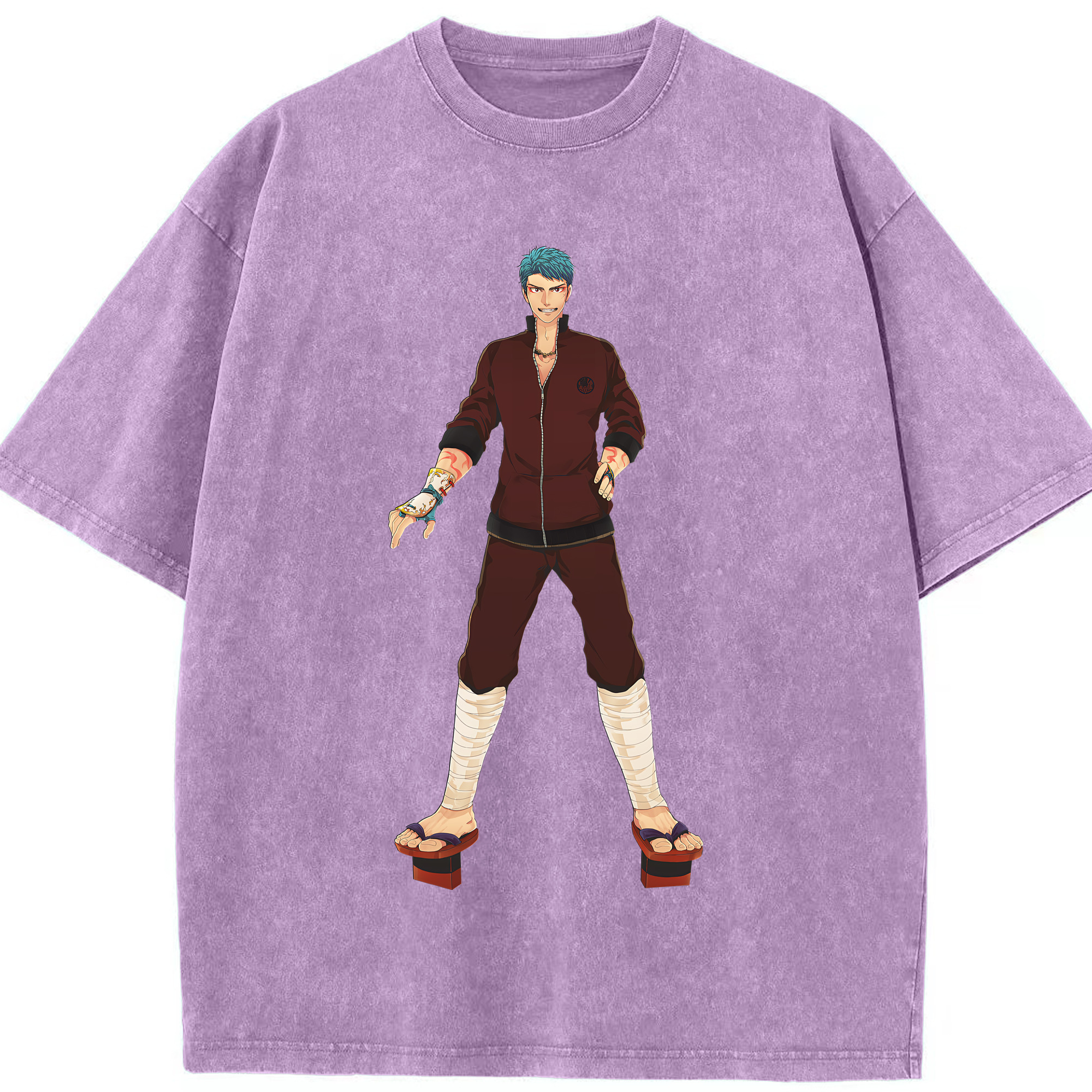 （画像用） 刀剣乱舞 Touken Ranbu 綿100% ヴィンテージ風 半袖Tシャツ（フロントプリント）
