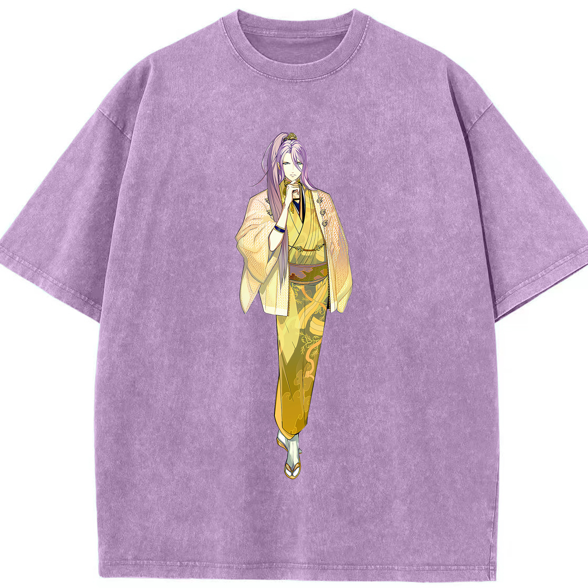 （画像用） 刀剣乱舞 Touken Ranbu 綿100% ヴィンテージ風 半袖Tシャツ（フロントプリント）