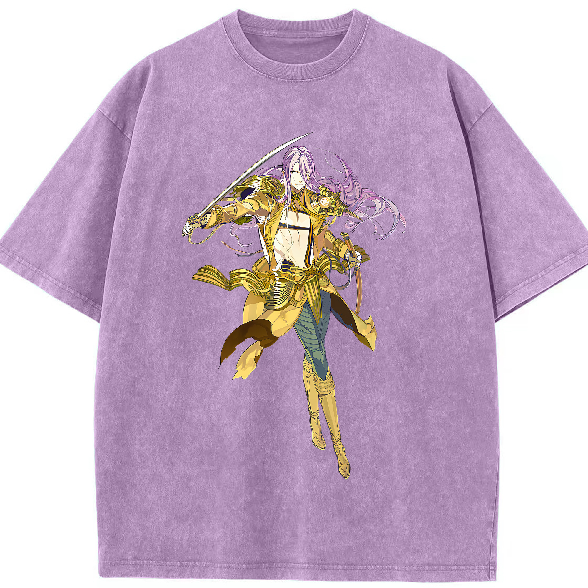 （画像用） 刀剣乱舞 Touken Ranbu 綿100% ヴィンテージ風 半袖Tシャツ（フロントプリント）