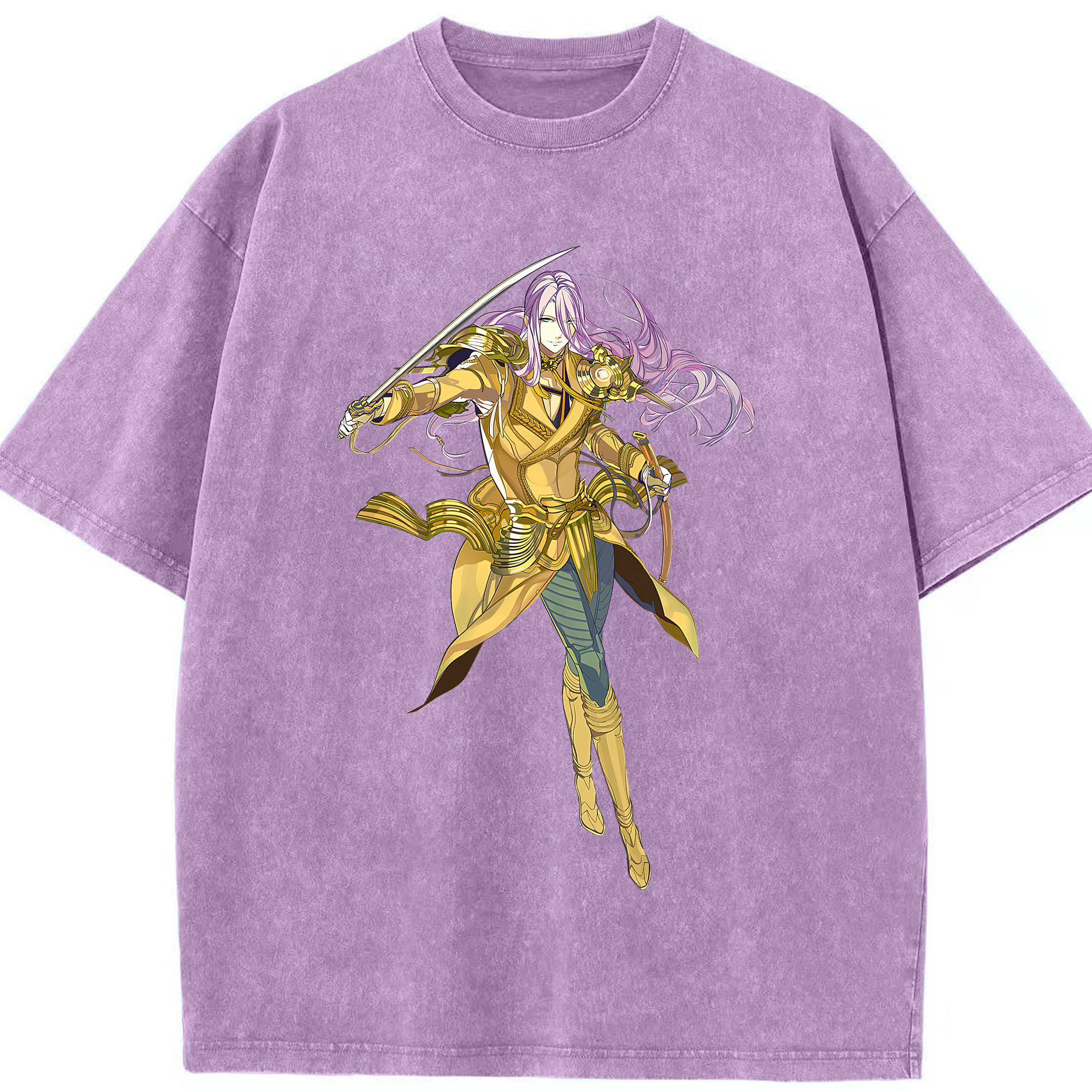 （画像用） 刀剣乱舞 Touken Ranbu 綿100% ヴィンテージ風 半袖Tシャツ（フロントプリント）