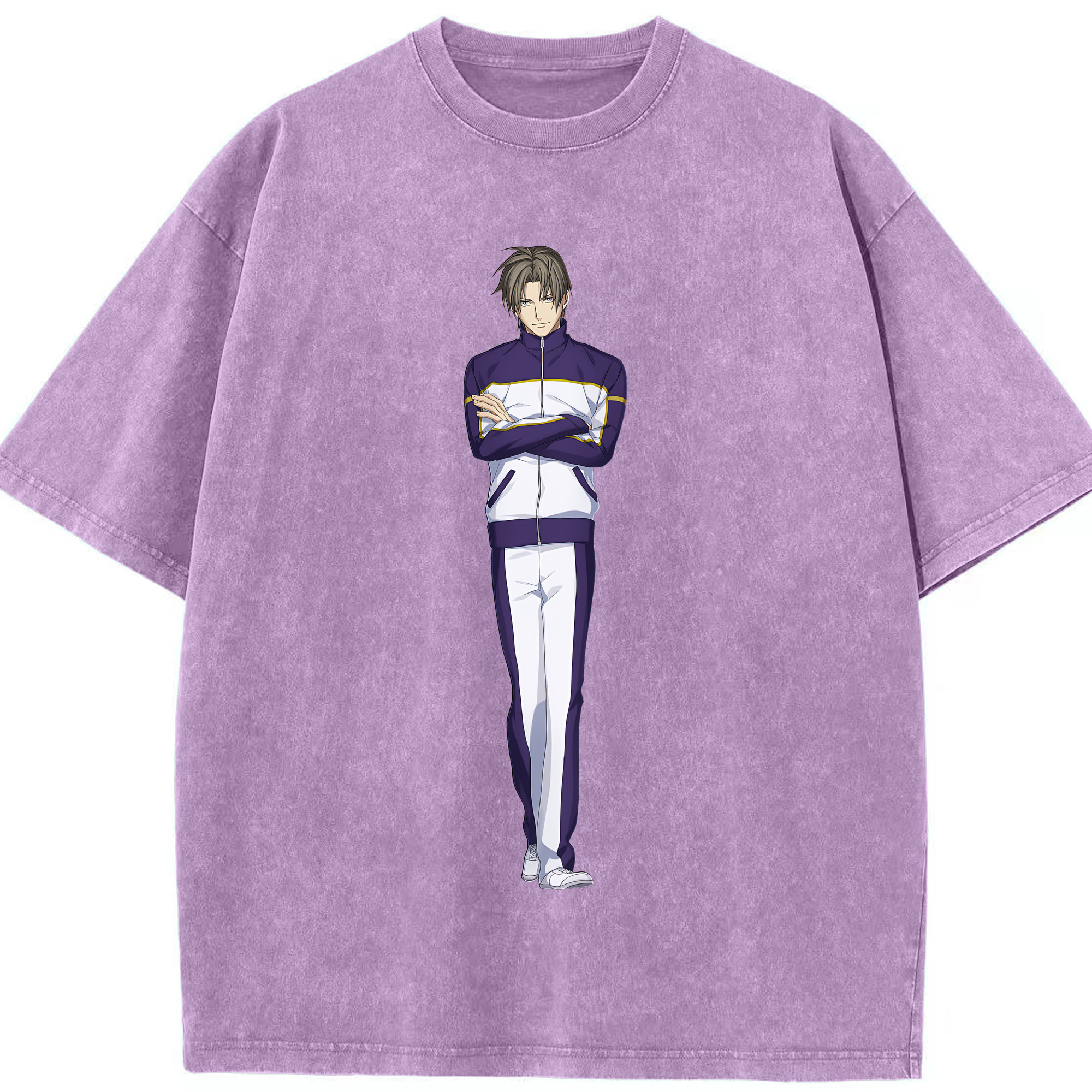 （画像用） 刀剣乱舞 Touken Ranbu 綿100% ヴィンテージ風 半袖Tシャツ（フロントプリント）