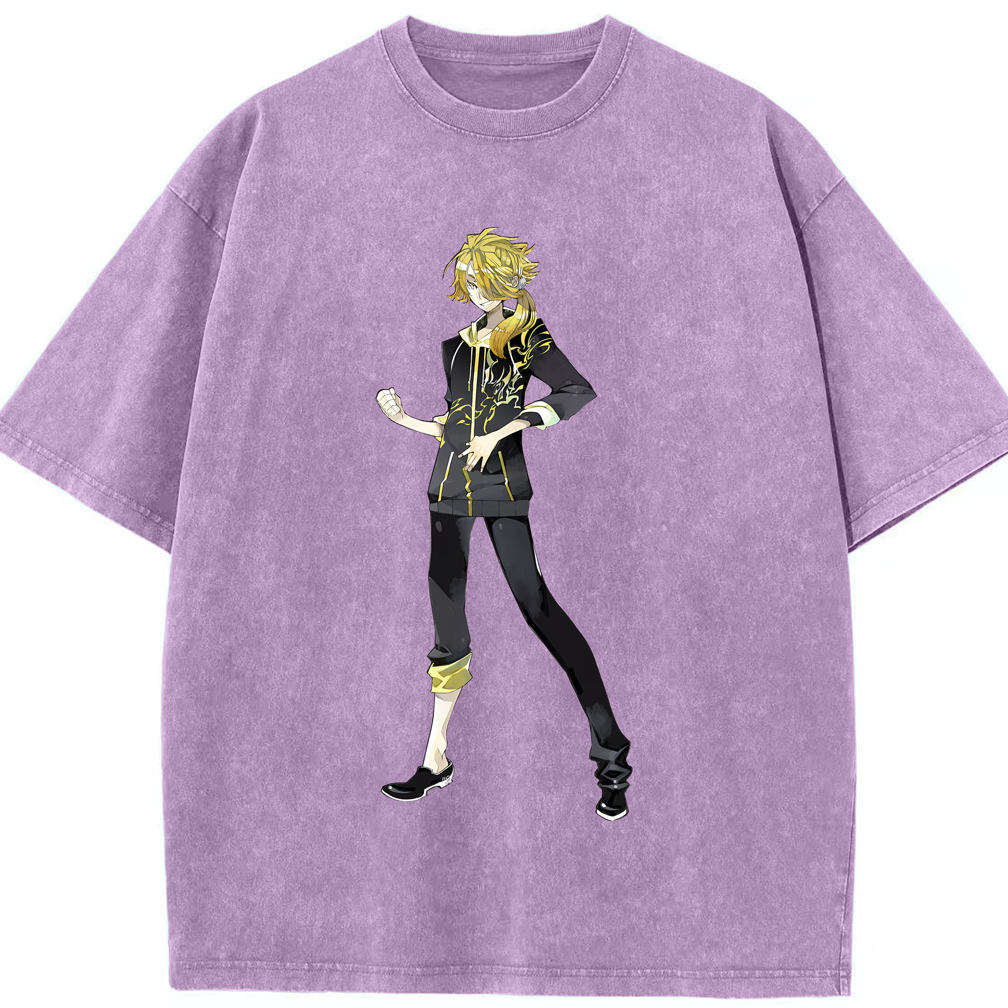 （画像用） 刀剣乱舞 Touken Ranbu 綿100% ヴィンテージ風 半袖Tシャツ（フロントプリント）