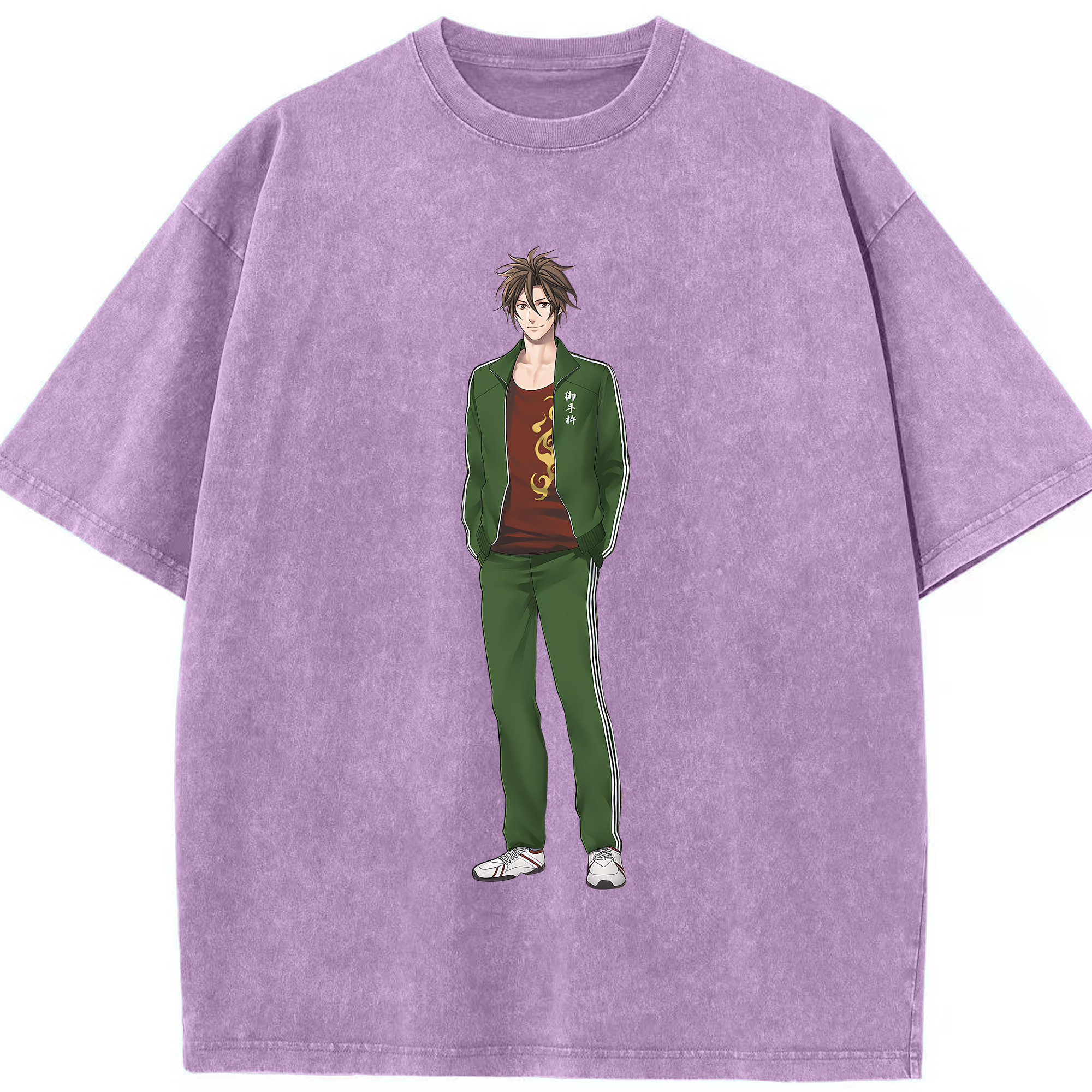 （画像用） 刀剣乱舞 Touken Ranbu 綿100% ヴィンテージ風 半袖Tシャツ（フロントプリント）