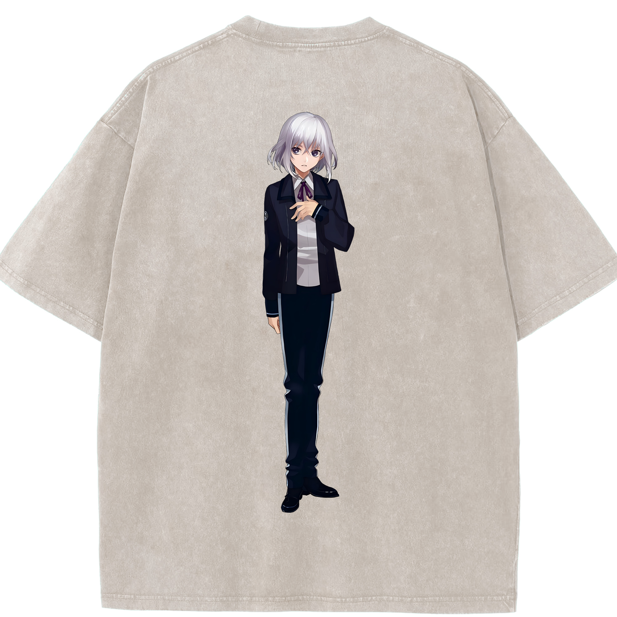 （画像用） 刀剣乱舞 Touken Ranbu 綿100% ヴィンテージ風 半袖Tシャツ（背面プリント）