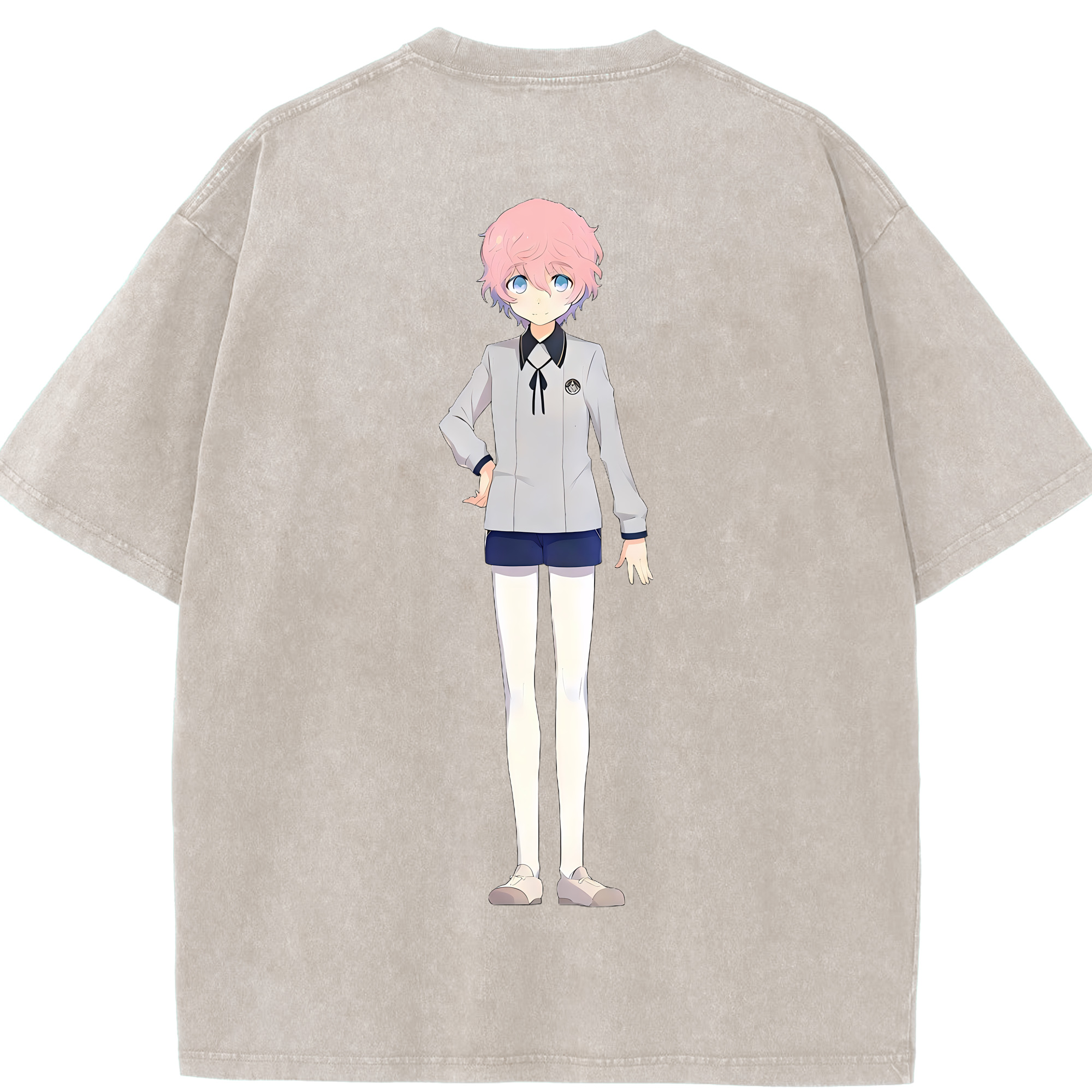 （画像用） 刀剣乱舞 Touken Ranbu 綿100% ヴィンテージ風 半袖Tシャツ（背面プリント）