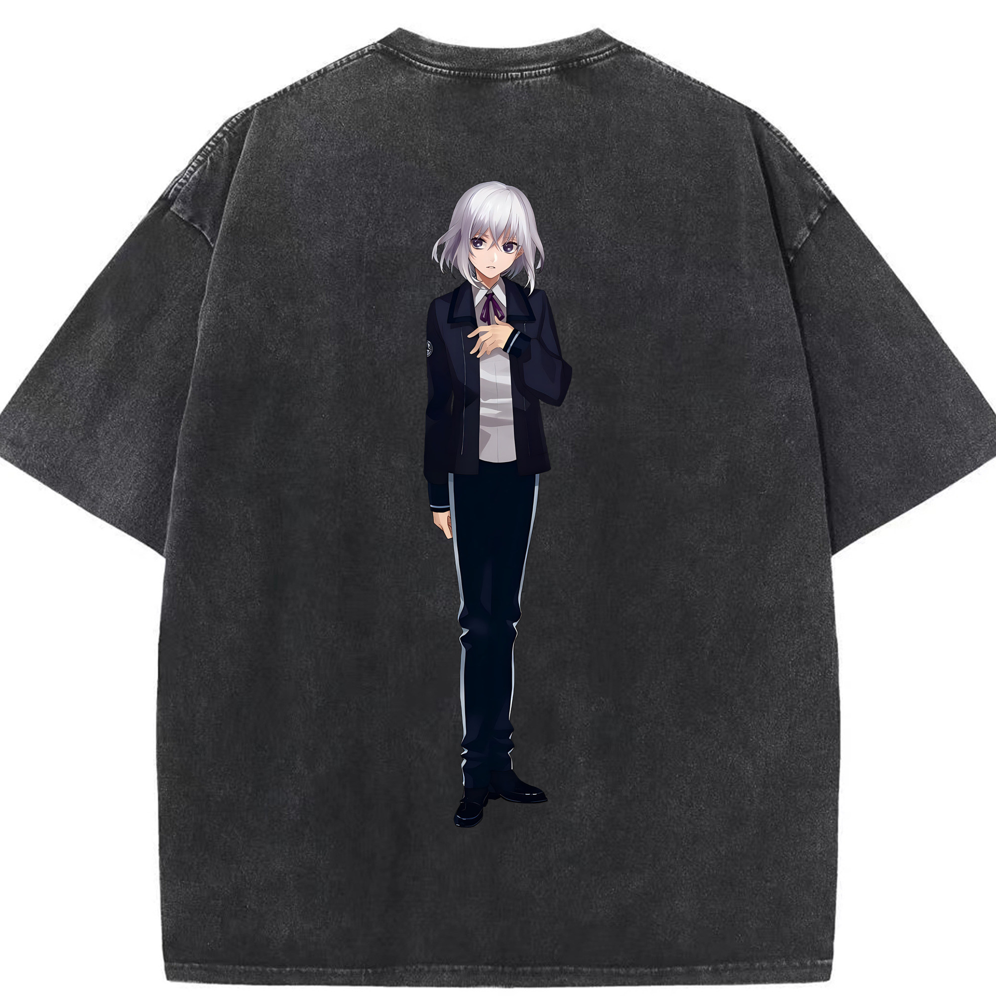 （画像用） 刀剣乱舞 Touken Ranbu 綿100% ヴィンテージ風 半袖Tシャツ（背面プリント）
