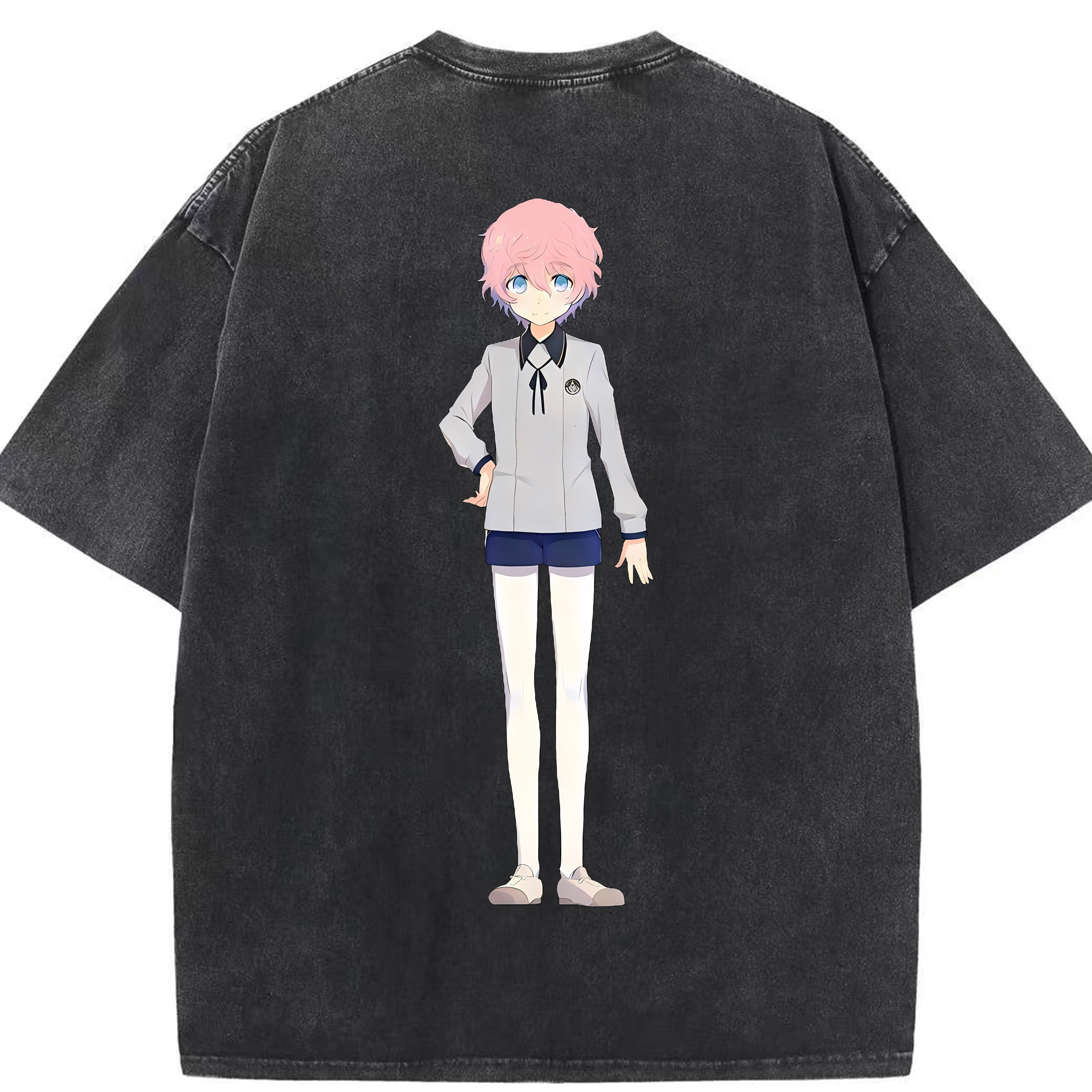 （画像用） 刀剣乱舞 Touken Ranbu 綿100% ヴィンテージ風 半袖Tシャツ（背面プリント）