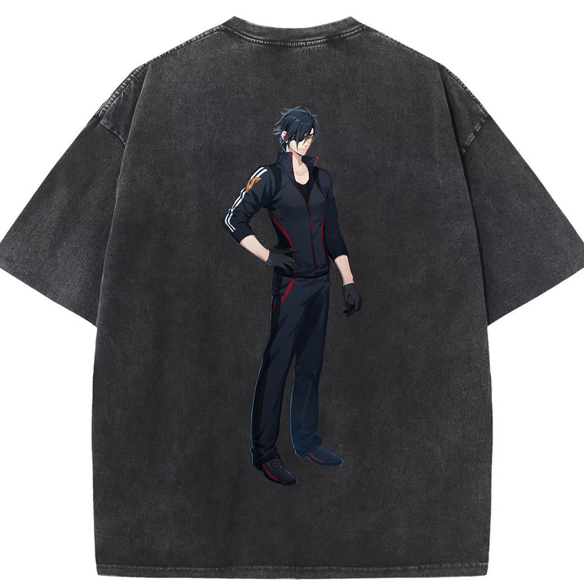 （画像用） 刀剣乱舞 Touken Ranbu 綿100% ヴィンテージ風 半袖Tシャツ（背面プリント）