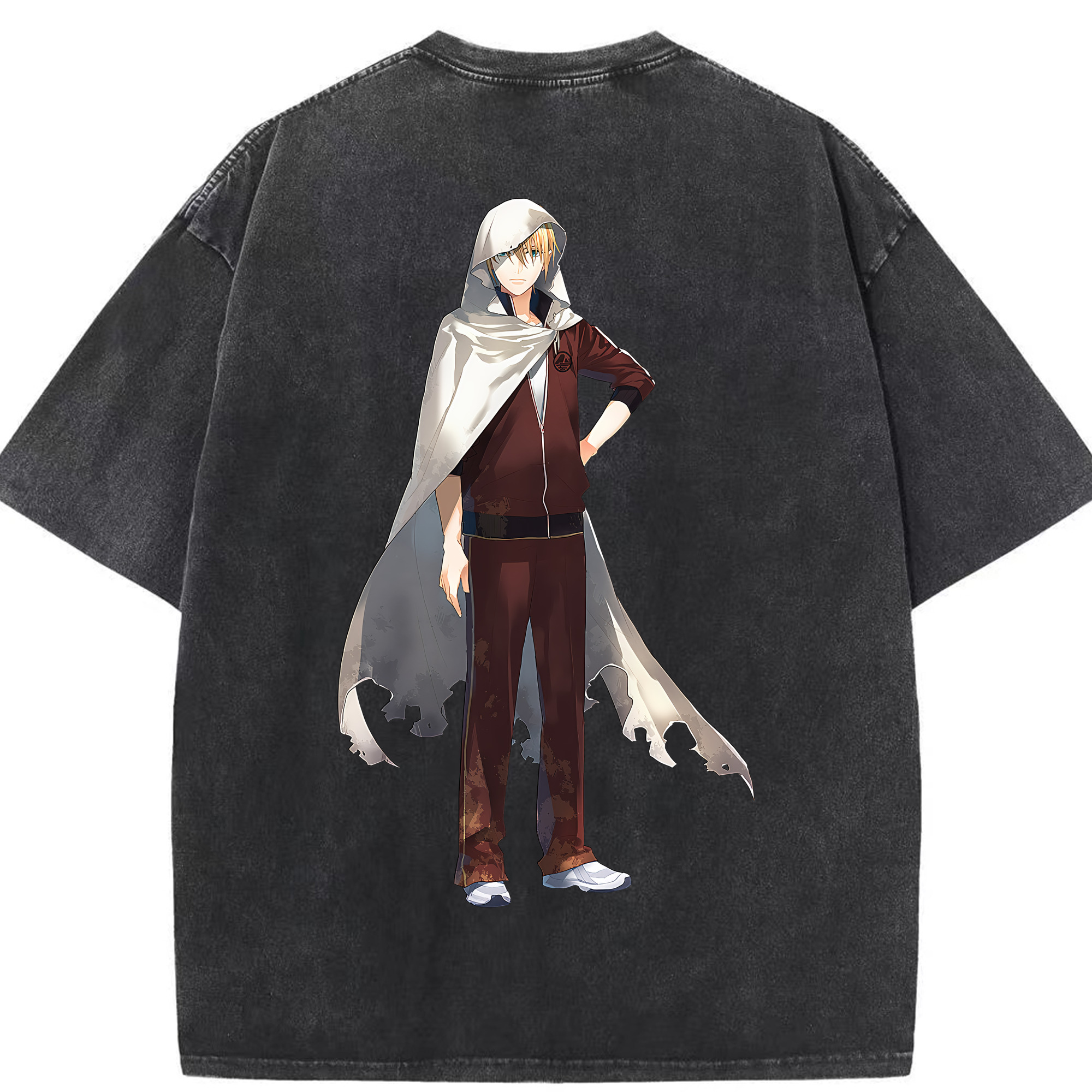 （画像用） 刀剣乱舞 Touken Ranbu 綿100% ヴィンテージ風 半袖Tシャツ（背面プリント）
