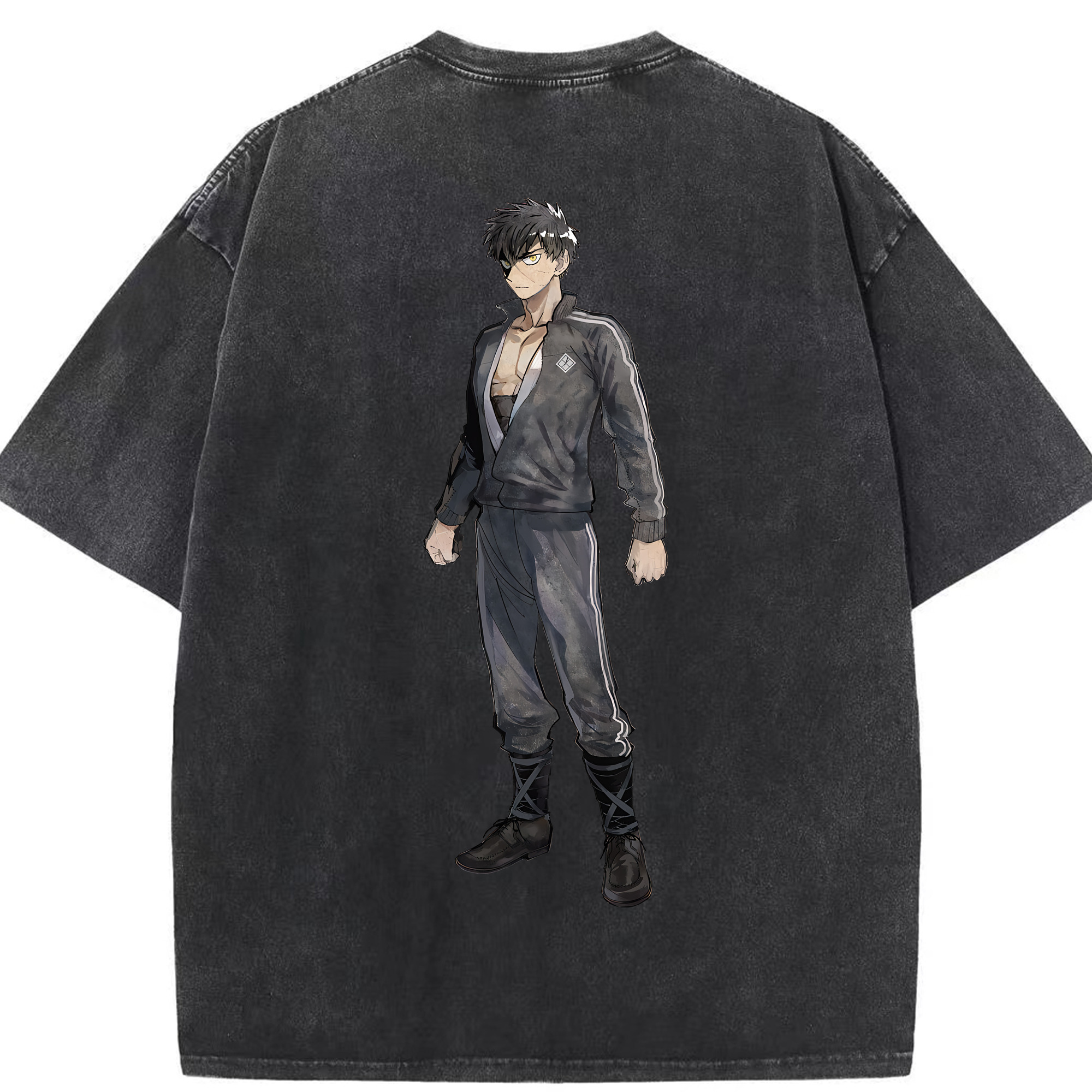 （画像用） 刀剣乱舞 Touken Ranbu 綿100% ヴィンテージ風 半袖Tシャツ（背面プリント）