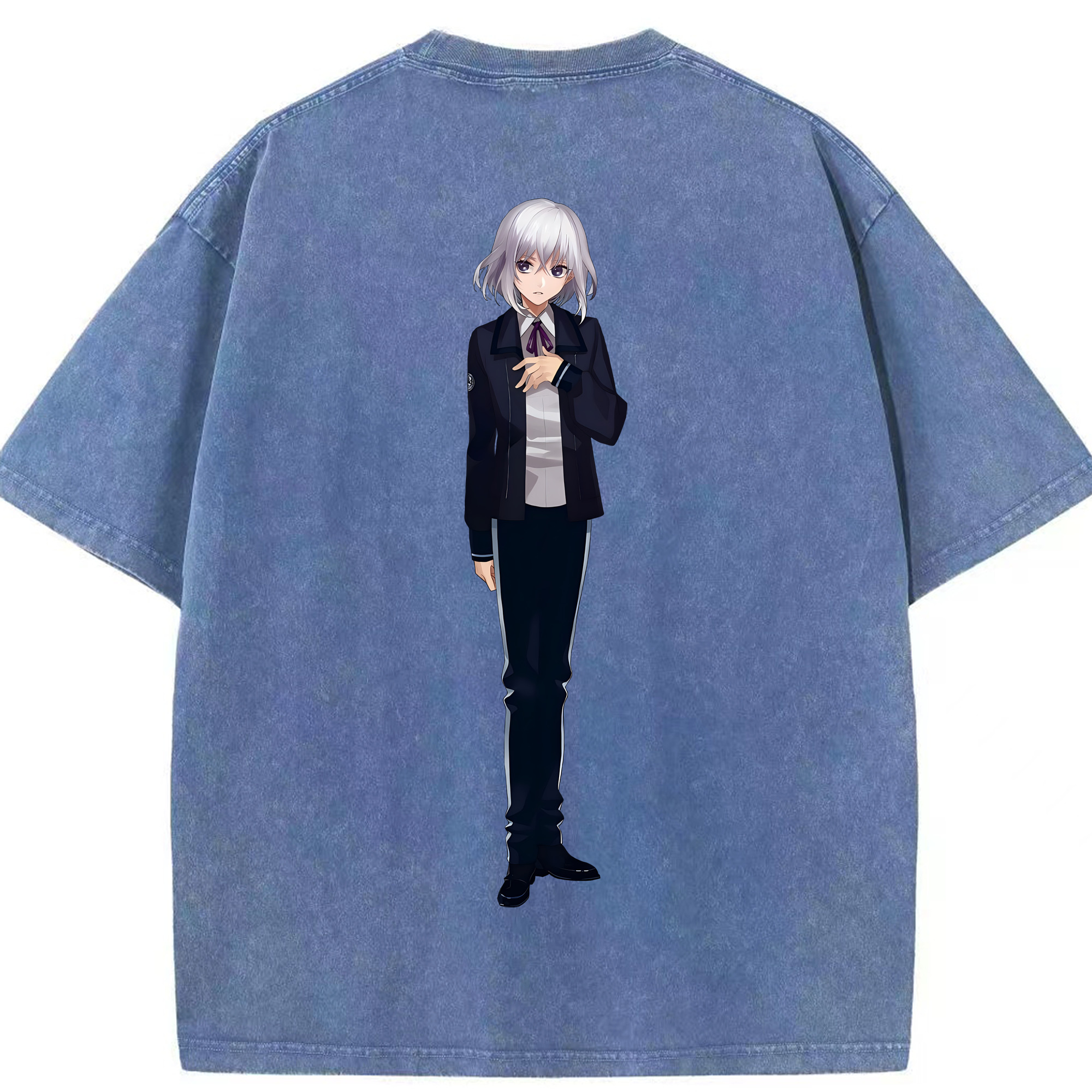 （画像用） 刀剣乱舞 Touken Ranbu 綿100% ヴィンテージ風 半袖Tシャツ（背面プリント）