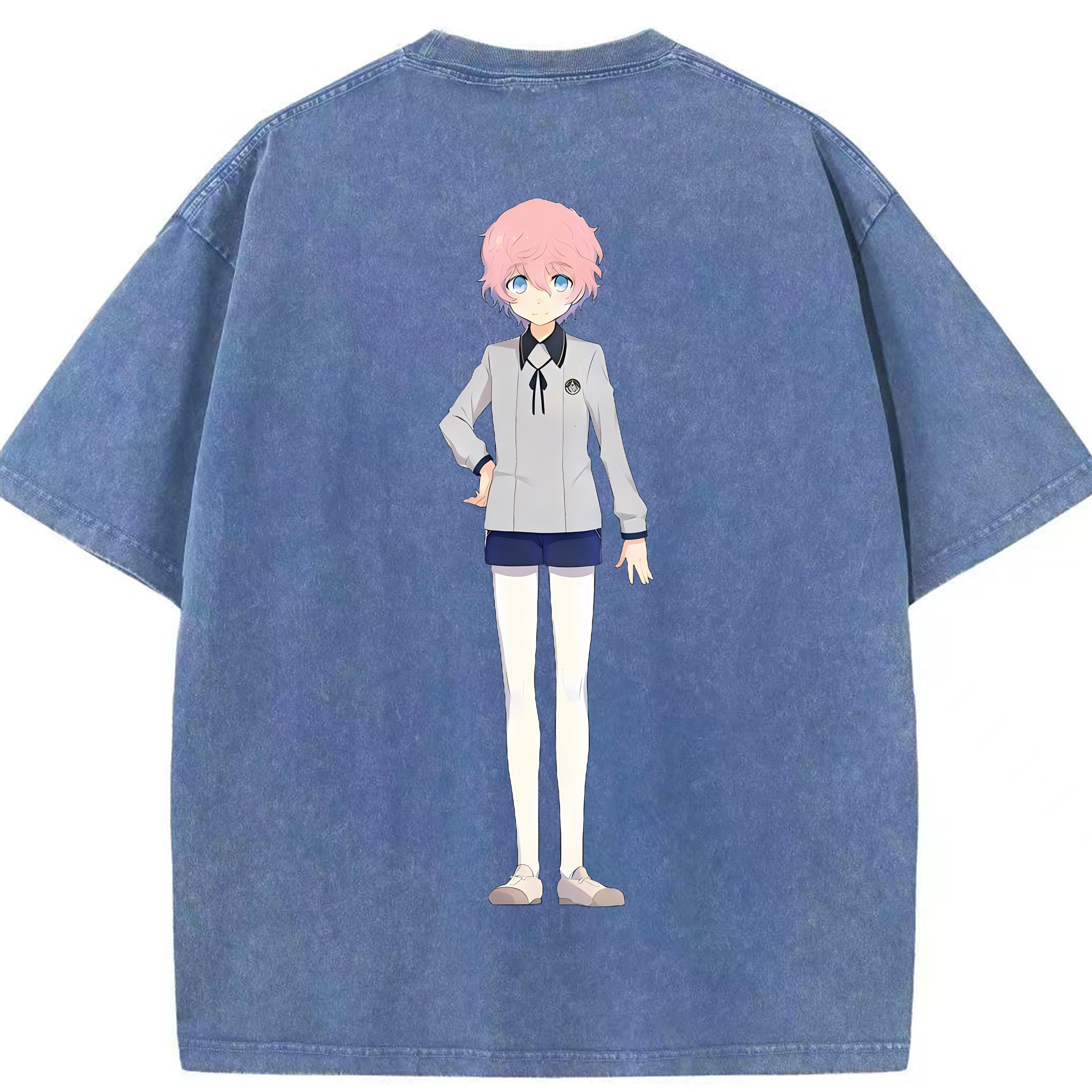 （画像用） 刀剣乱舞 Touken Ranbu 綿100% ヴィンテージ風 半袖Tシャツ（背面プリント）