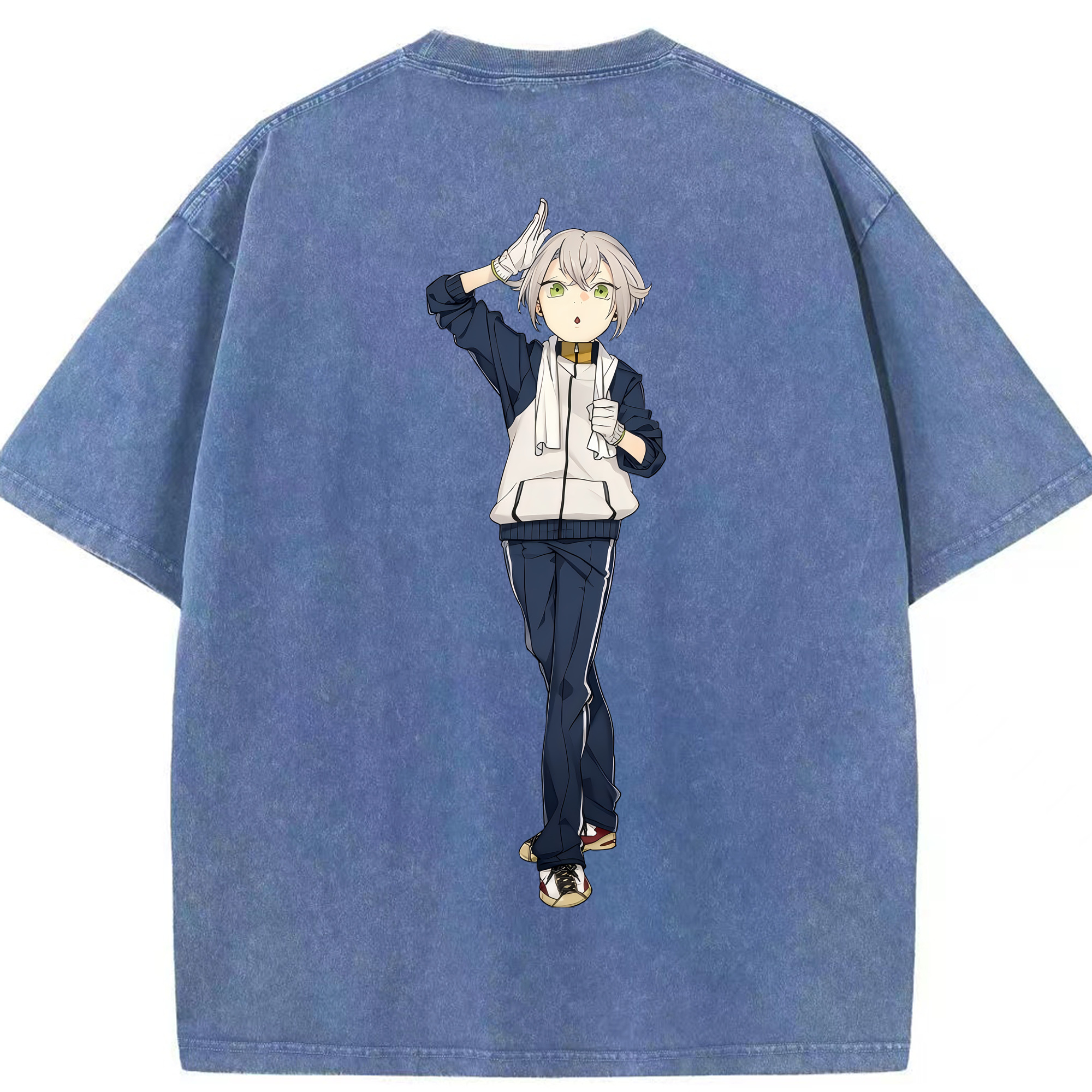 （画像用） 刀剣乱舞 Touken Ranbu 綿100% ヴィンテージ風 半袖Tシャツ（背面プリント）