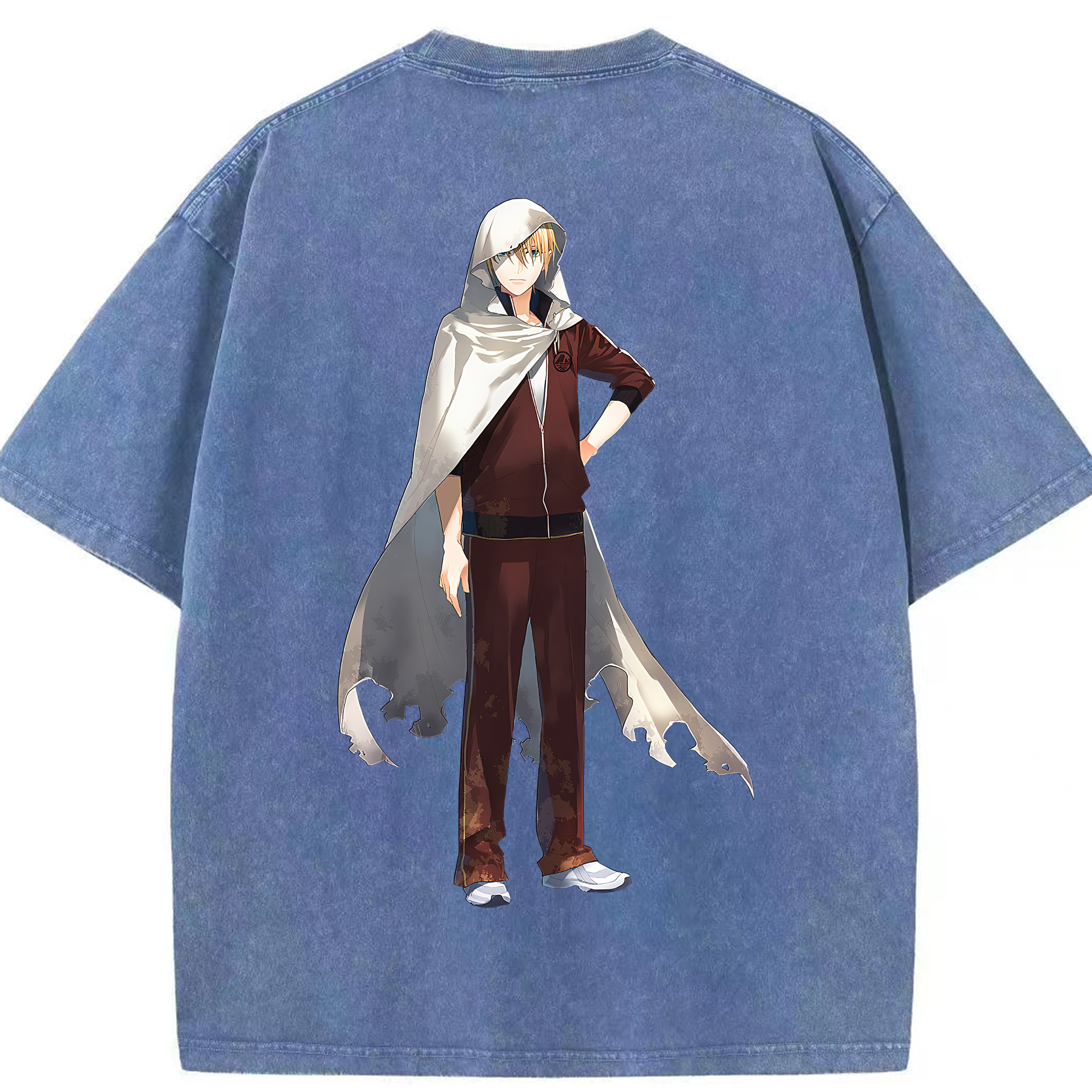 （画像用） 刀剣乱舞 Touken Ranbu 綿100% ヴィンテージ風 半袖Tシャツ（背面プリント）