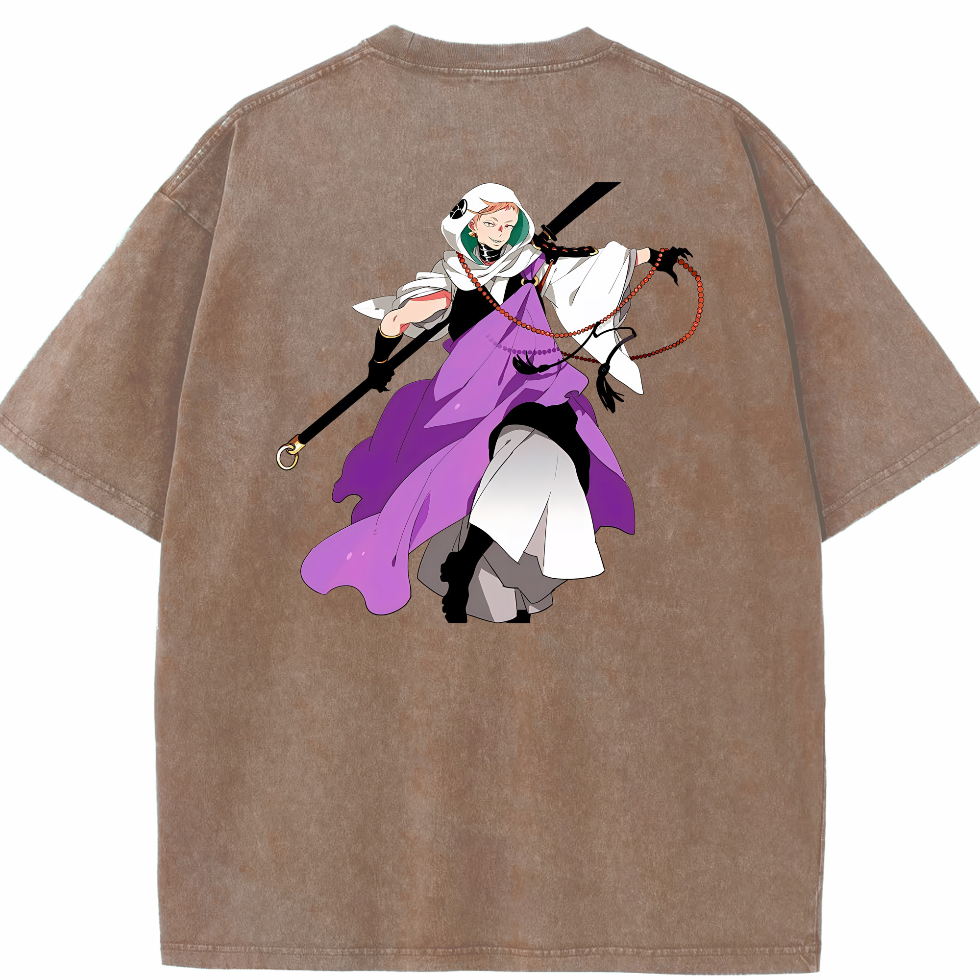 （画像用） 刀剣乱舞 Touken Ranbu 綿100% ヴィンテージ風 半袖Tシャツ（背面プリント）