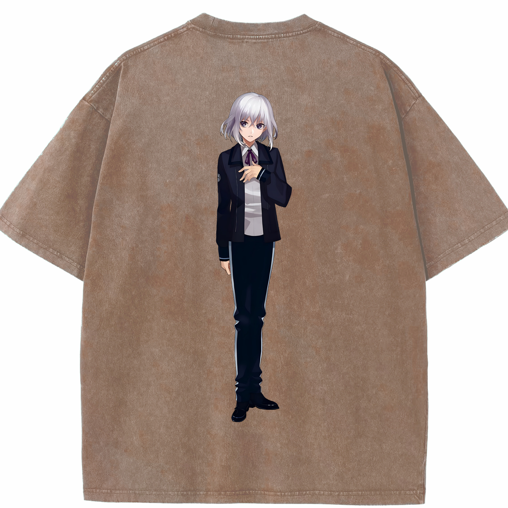 （画像用） 刀剣乱舞 Touken Ranbu 綿100% ヴィンテージ風 半袖Tシャツ（背面プリント）