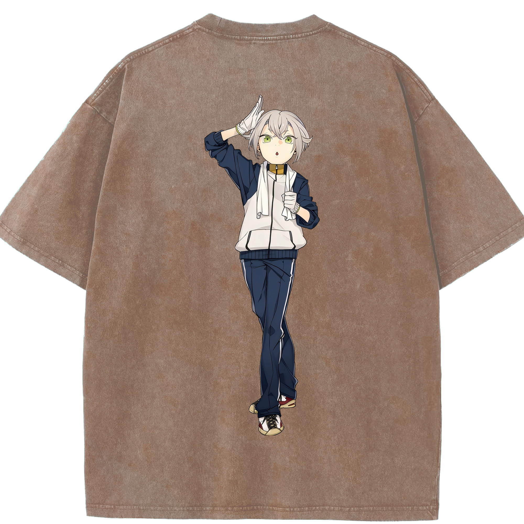 （画像用） 刀剣乱舞 Touken Ranbu 綿100% ヴィンテージ風 半袖Tシャツ（背面プリント）