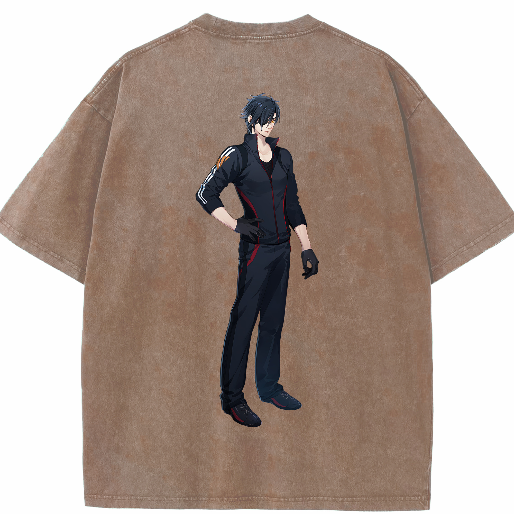 （画像用） 刀剣乱舞 Touken Ranbu 綿100% ヴィンテージ風 半袖Tシャツ（背面プリント）