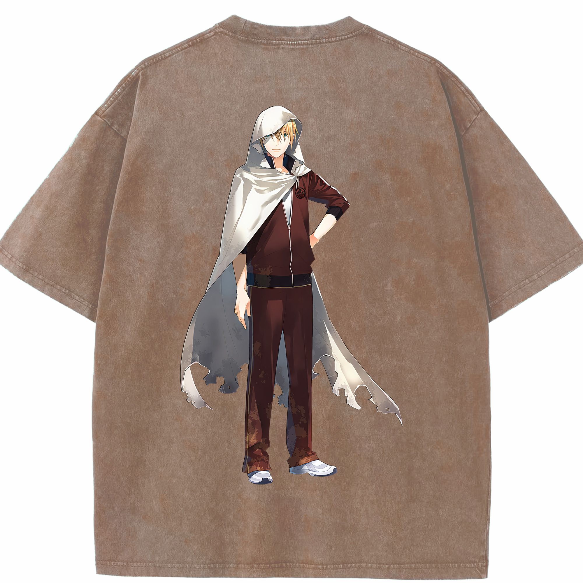 （画像用） 刀剣乱舞 Touken Ranbu 綿100% ヴィンテージ風 半袖Tシャツ（背面プリント）