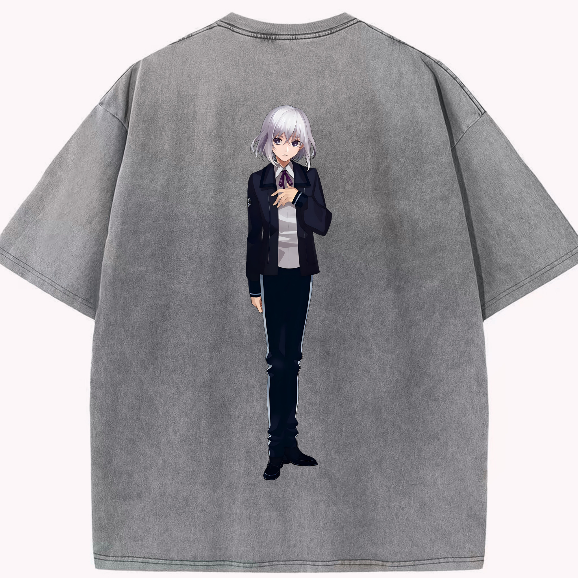 （画像用） 刀剣乱舞 Touken Ranbu 綿100% ヴィンテージ風 半袖Tシャツ（背面プリント）