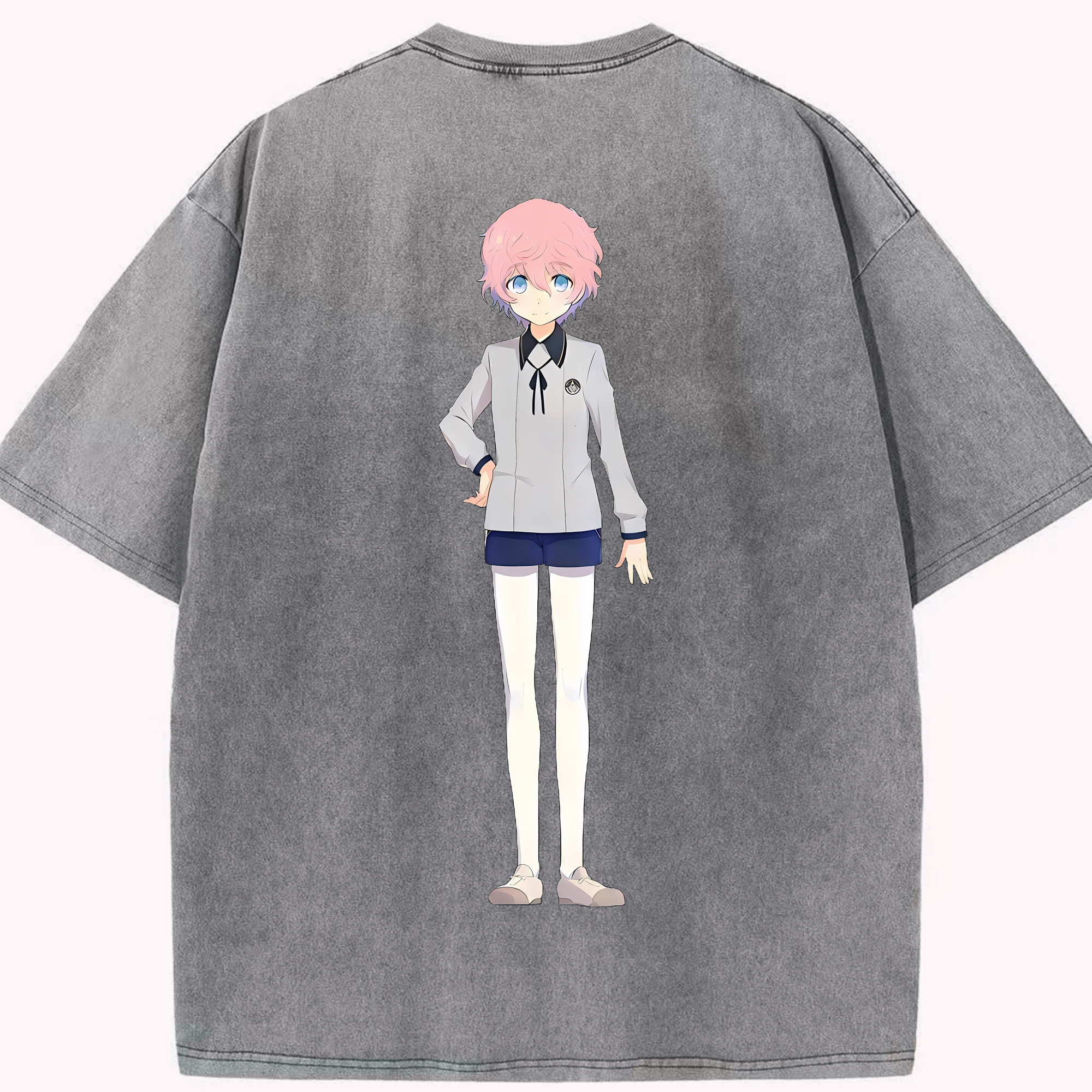 （画像用） 刀剣乱舞 Touken Ranbu 綿100% ヴィンテージ風 半袖Tシャツ（背面プリント）