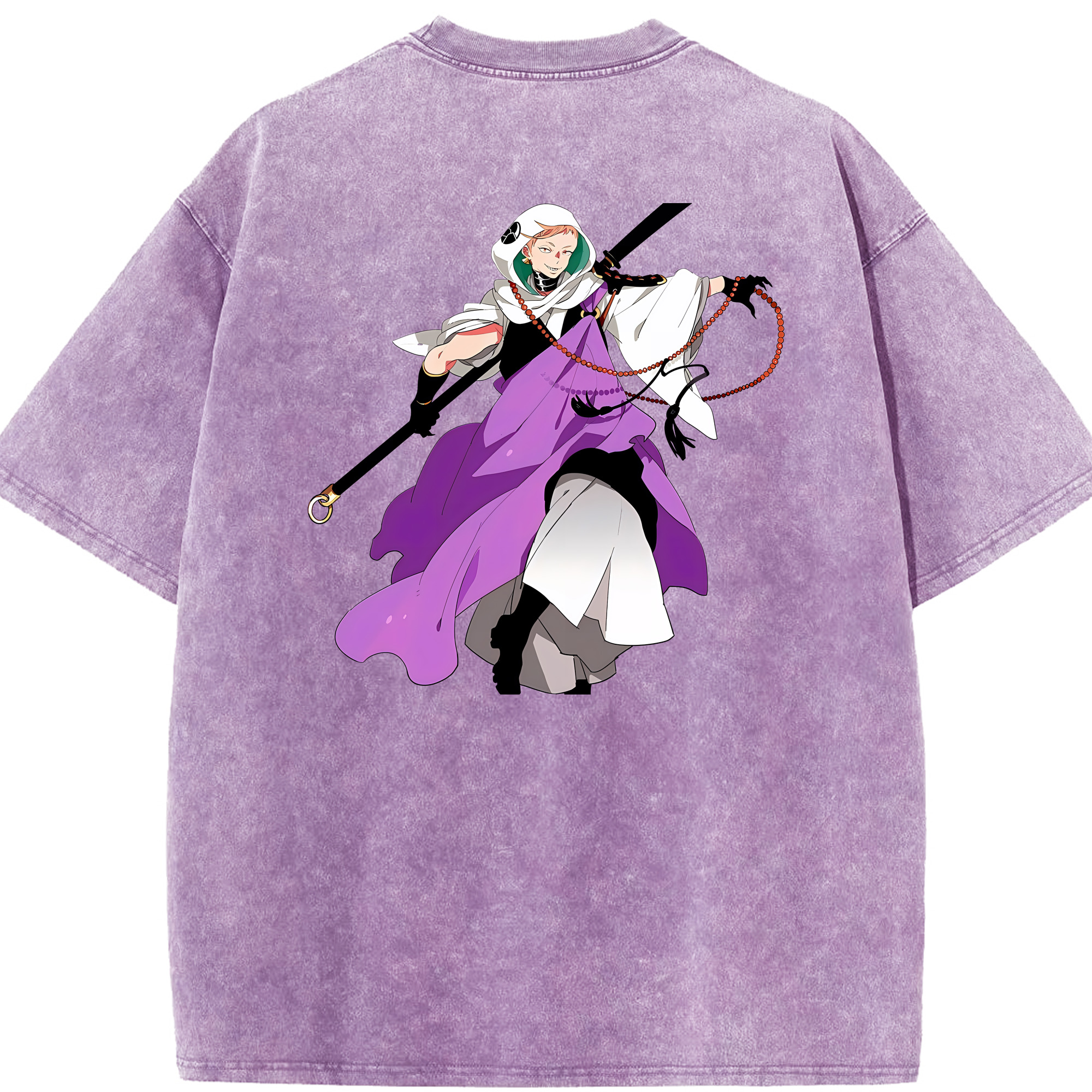（画像用） 刀剣乱舞 Touken Ranbu 綿100% ヴィンテージ風 半袖Tシャツ（背面プリント）