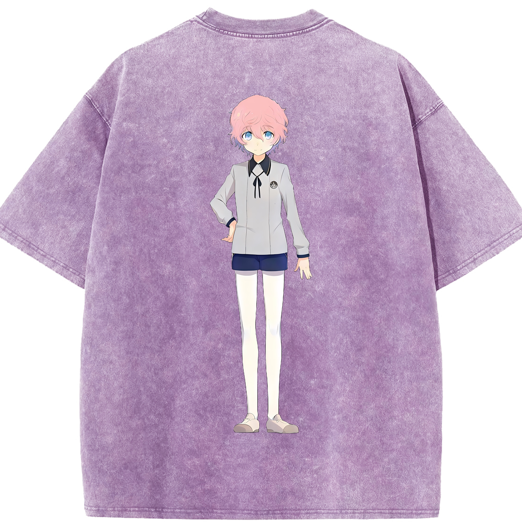 （画像用） 刀剣乱舞 Touken Ranbu 綿100% ヴィンテージ風 半袖Tシャツ（背面プリント）