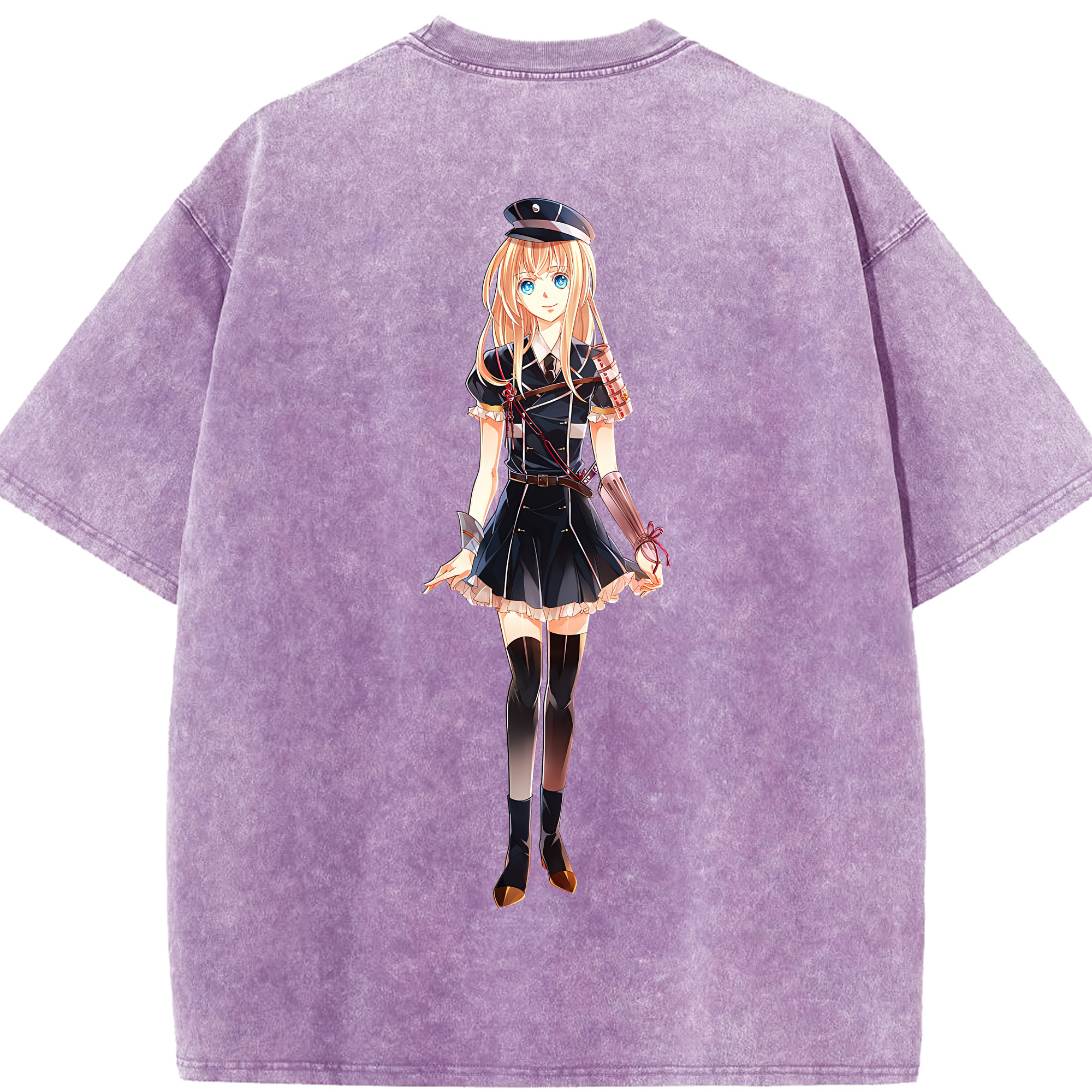 （画像用） 刀剣乱舞 Touken Ranbu 綿100% ヴィンテージ風 半袖Tシャツ（背面プリント）