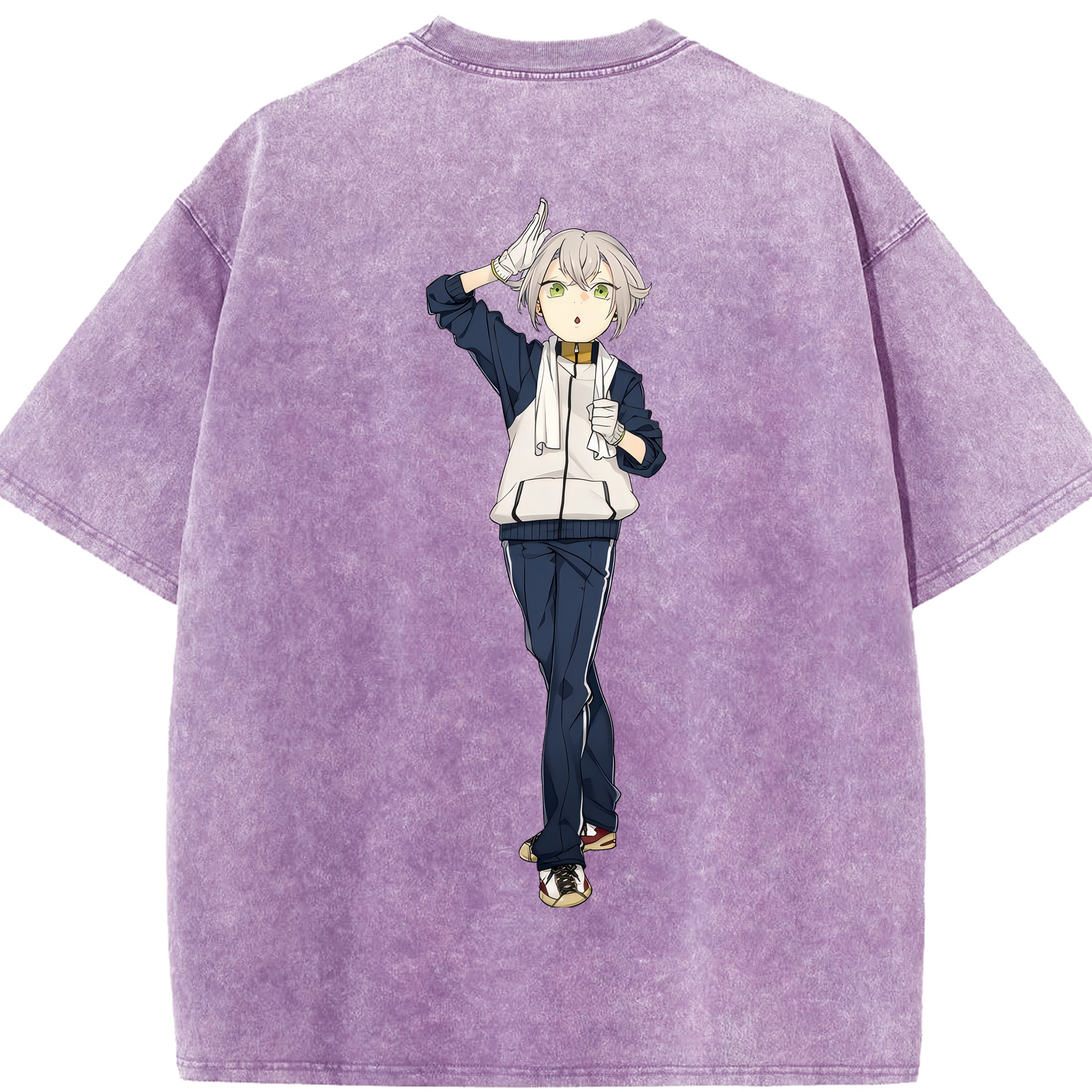 （画像用） 刀剣乱舞 Touken Ranbu 綿100% ヴィンテージ風 半袖Tシャツ（背面プリント）