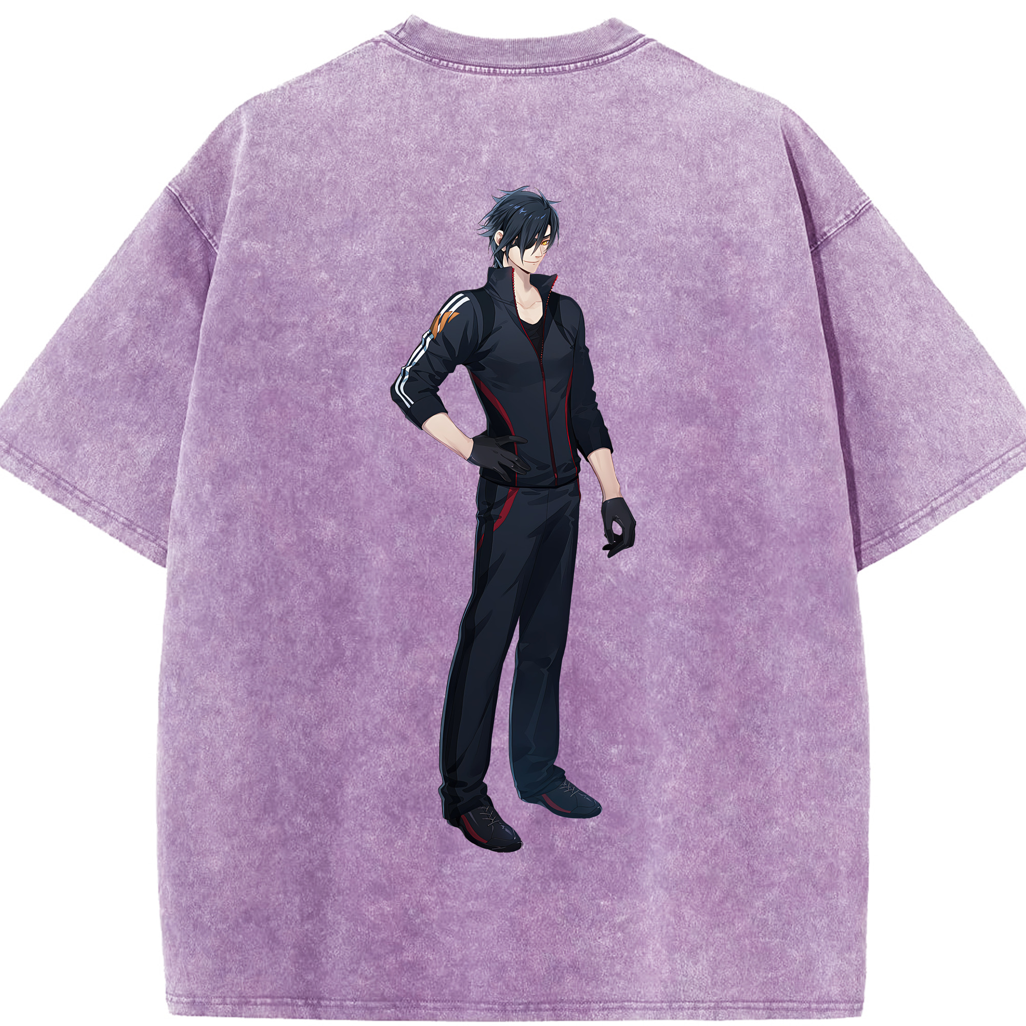 （画像用） 刀剣乱舞 Touken Ranbu 綿100% ヴィンテージ風 半袖Tシャツ（背面プリント）