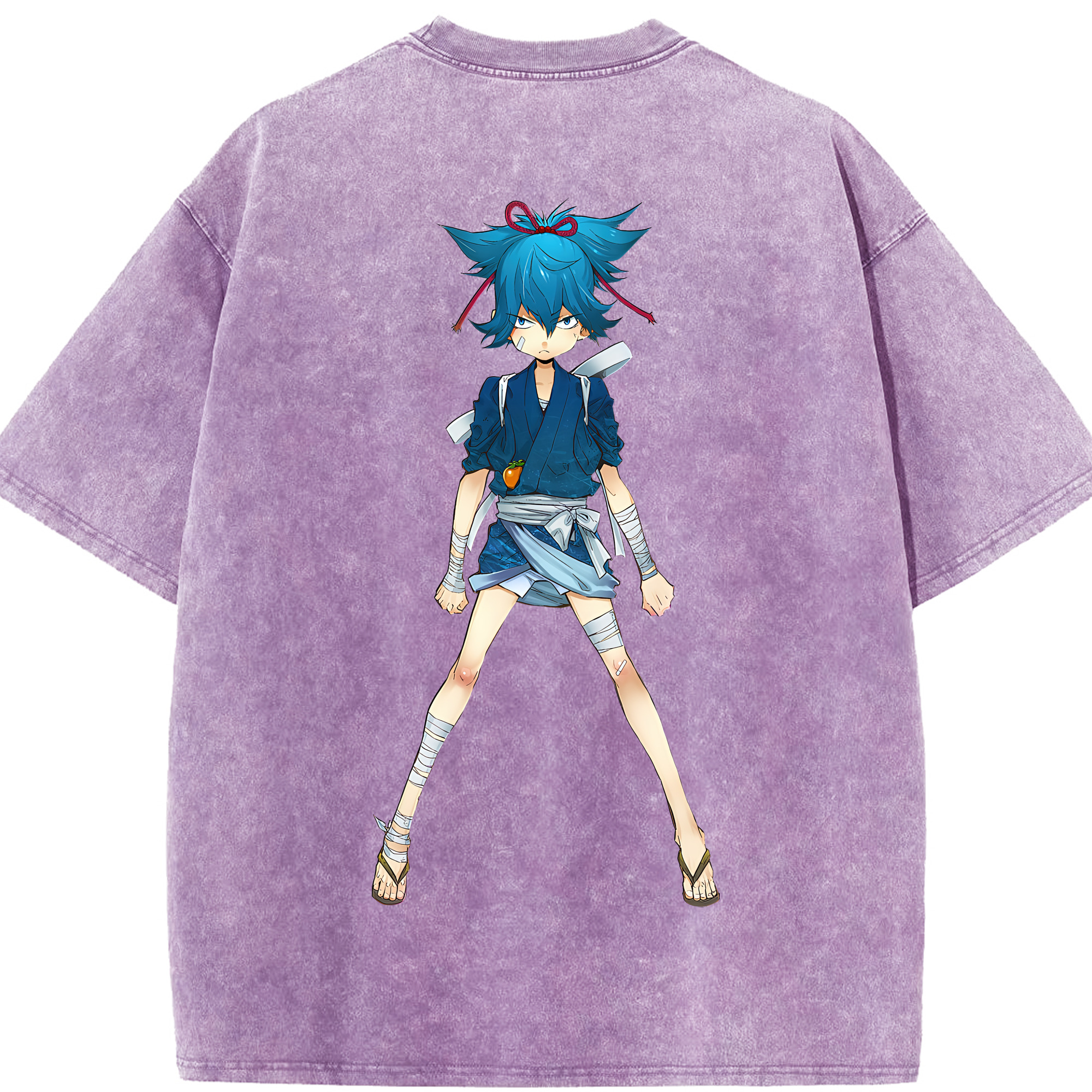 （画像用） 刀剣乱舞 Touken Ranbu 綿100% ヴィンテージ風 半袖Tシャツ（背面プリント）