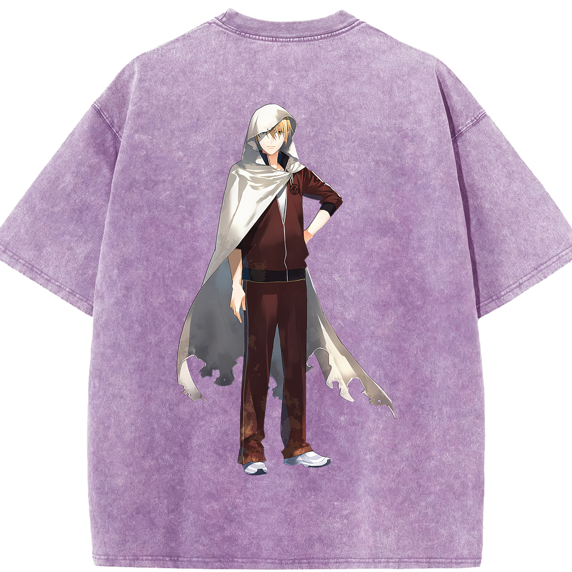 （画像用） 刀剣乱舞 Touken Ranbu 綿100% ヴィンテージ風 半袖Tシャツ（背面プリント）