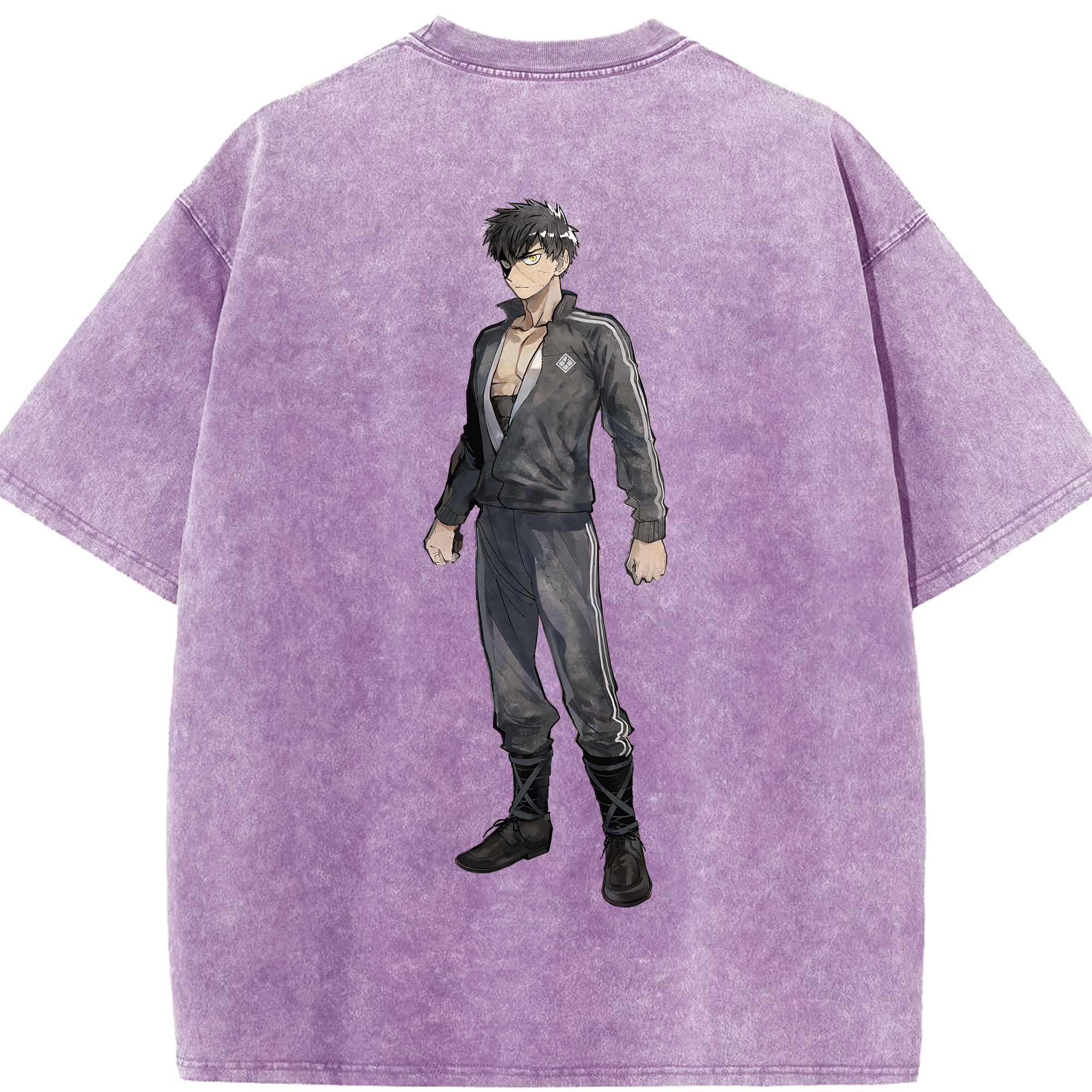 （画像用） 刀剣乱舞 Touken Ranbu 綿100% ヴィンテージ風 半袖Tシャツ（背面プリント）