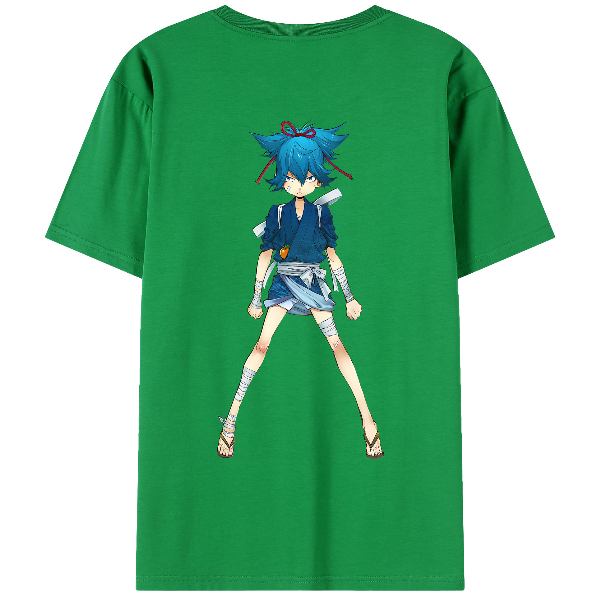 （画像用） 刀剣乱舞 Touken Ranbu 綿100％ メンズ半袖Tシャツ（バックプリント） 通気性