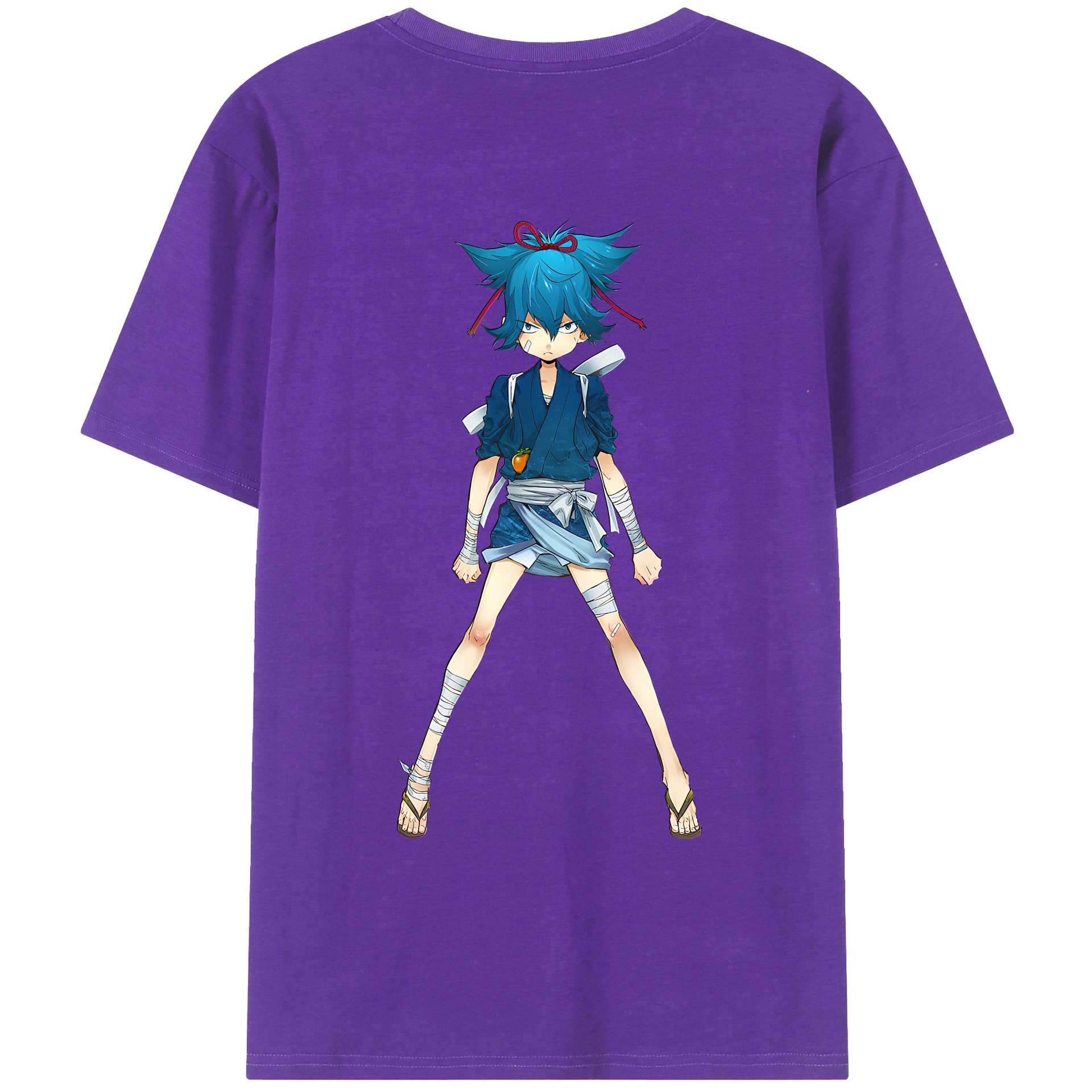 （画像用） 刀剣乱舞 Touken Ranbu 綿100％ メンズ半袖Tシャツ（バックプリント） 通気性