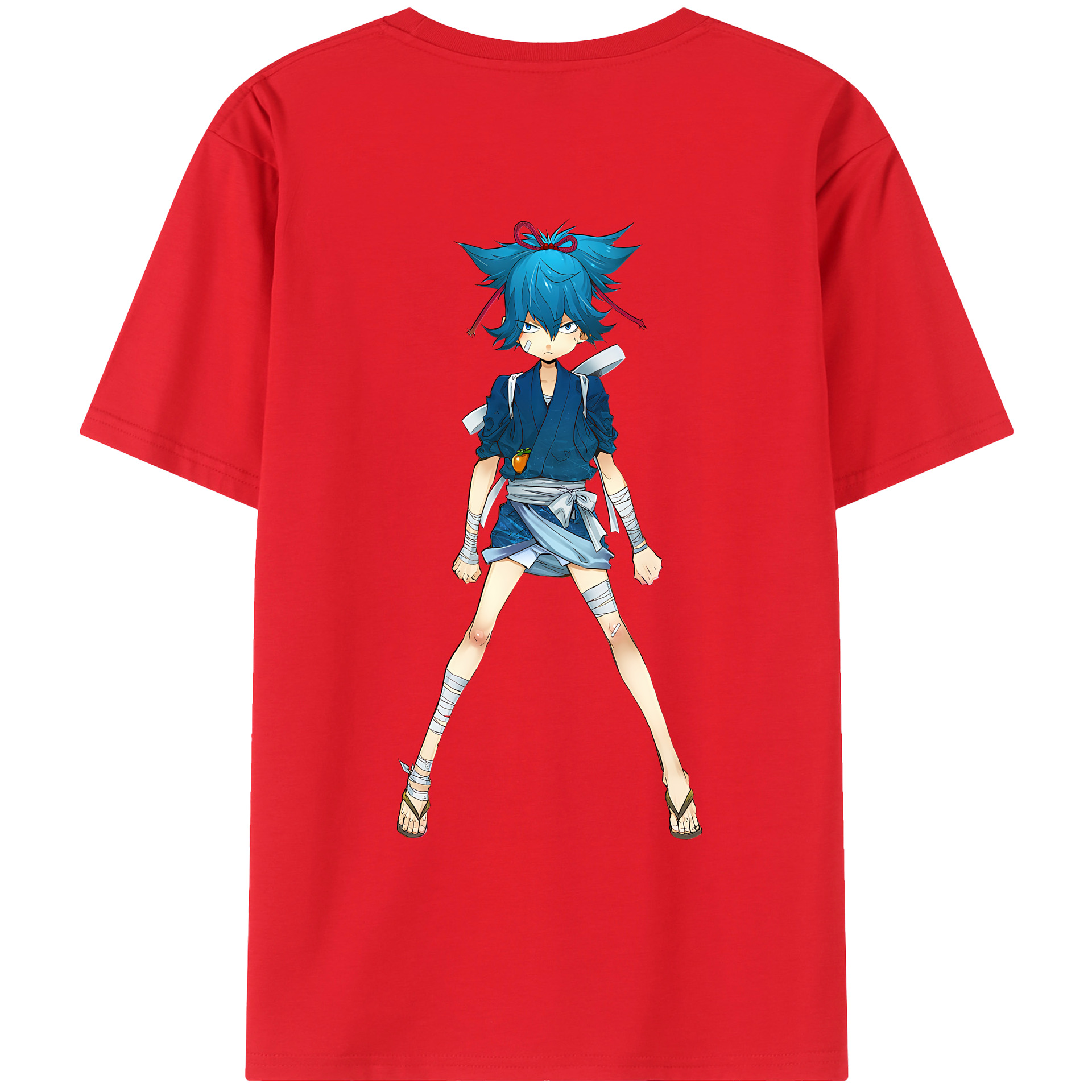 （画像用） 刀剣乱舞 Touken Ranbu 綿100％ メンズ半袖Tシャツ（バックプリント） 通気性