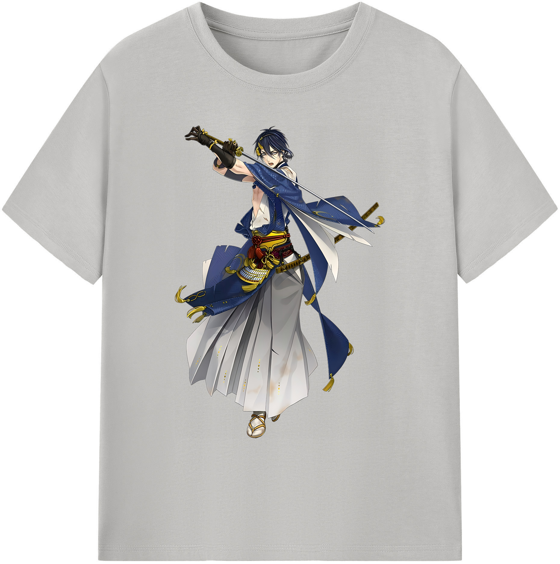 （画像用） 刀剣乱舞 Touken Ranbu 綿100％ メンズ半袖Tシャツ｜肌触りやわらか＆通気性
