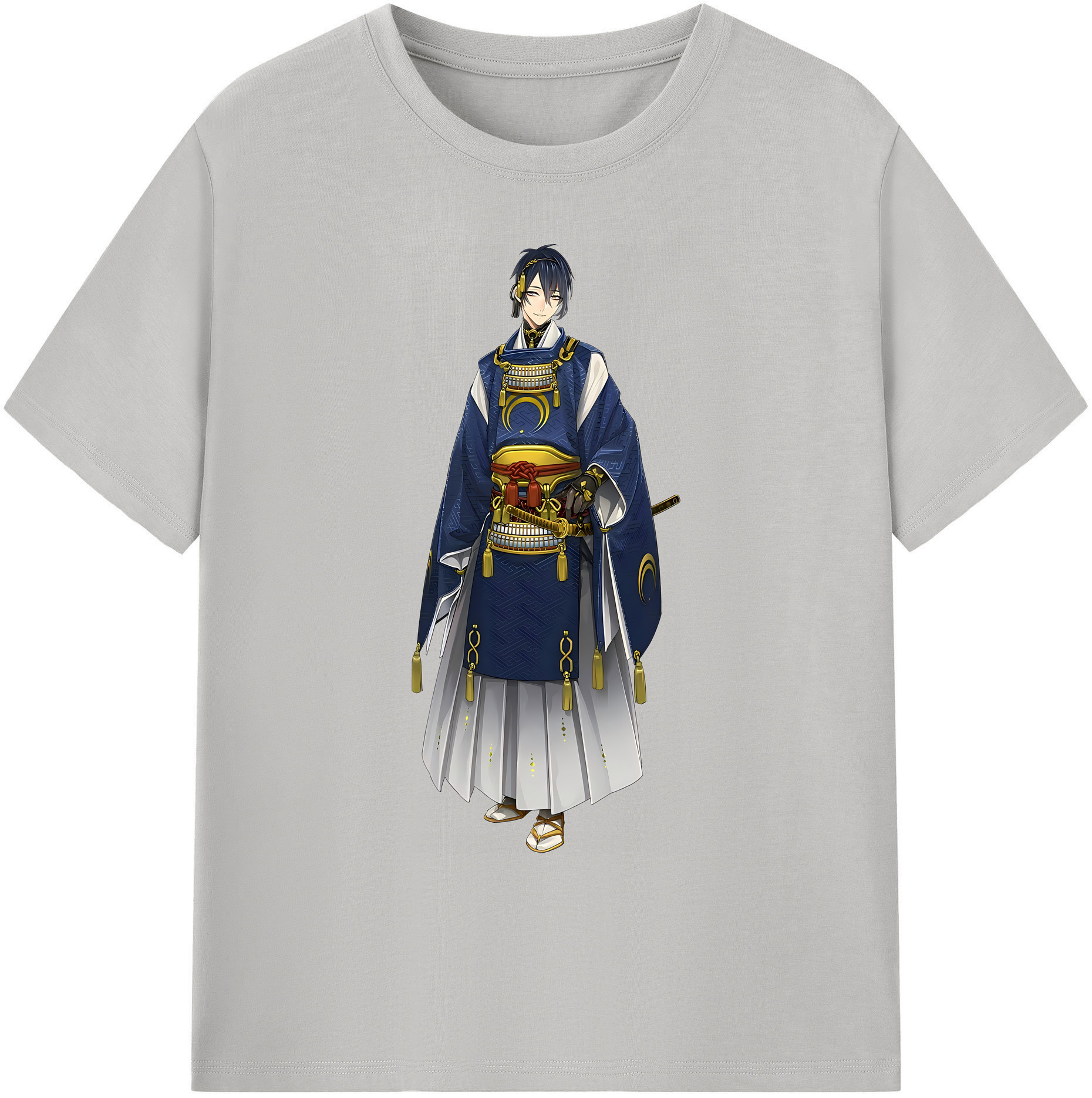 （画像用） 刀剣乱舞 Touken Ranbu 綿100％ メンズ半袖Tシャツ｜肌触りやわらか＆通気性