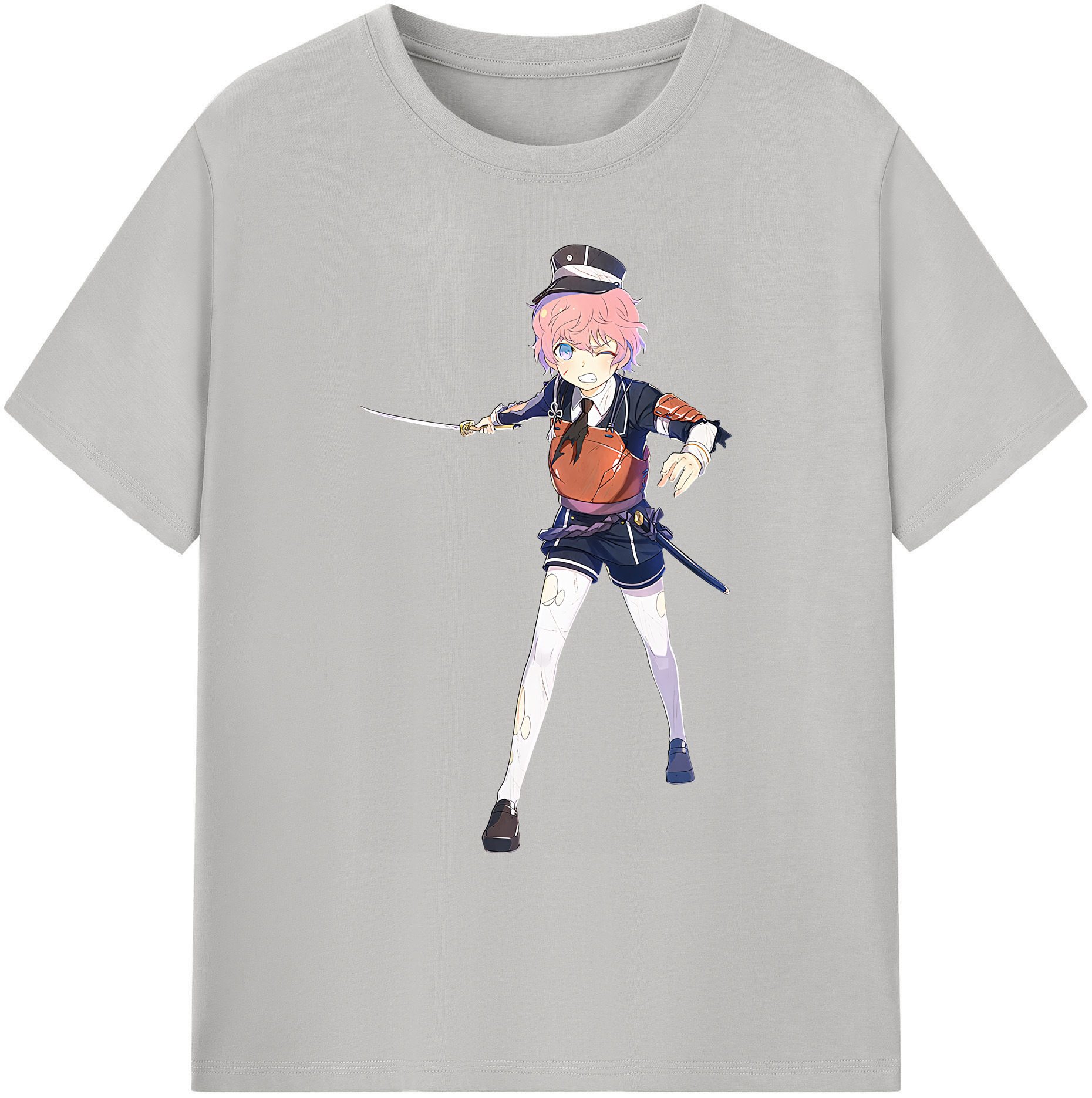 （画像用） 刀剣乱舞 Touken Ranbu 綿100％ メンズ半袖Tシャツ｜肌触りやわらか＆通気性