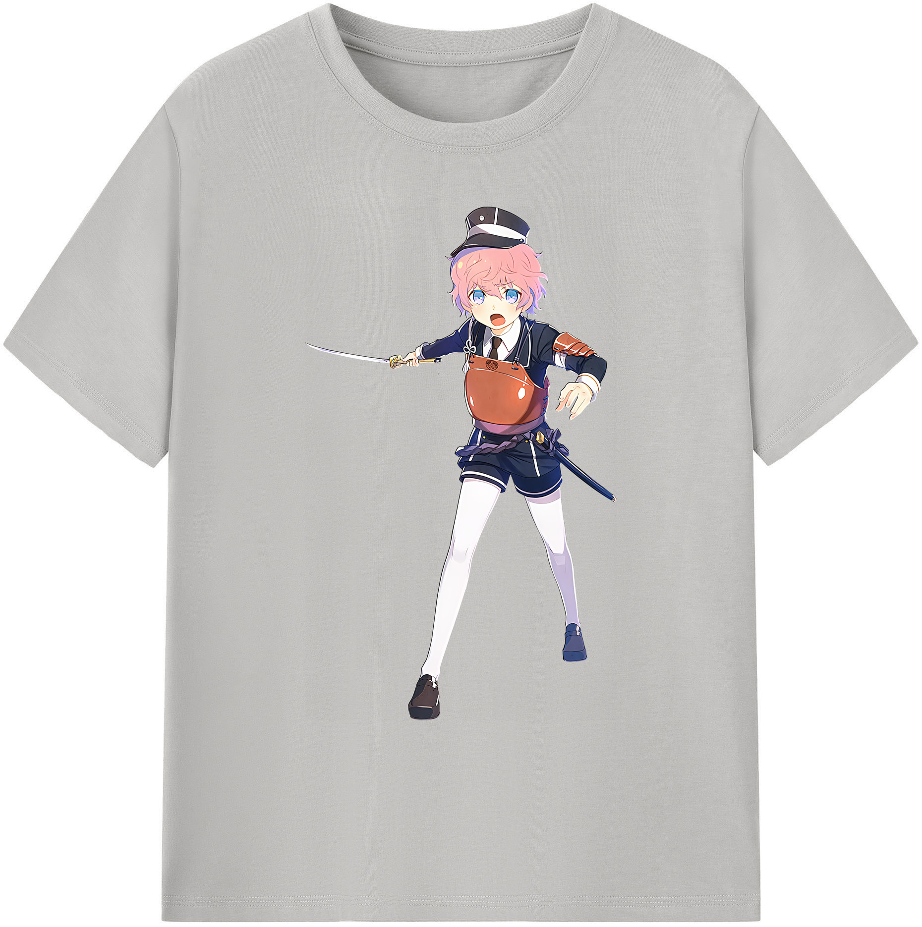 （画像用） 刀剣乱舞 Touken Ranbu 綿100％ メンズ半袖Tシャツ｜肌触りやわらか＆通気性