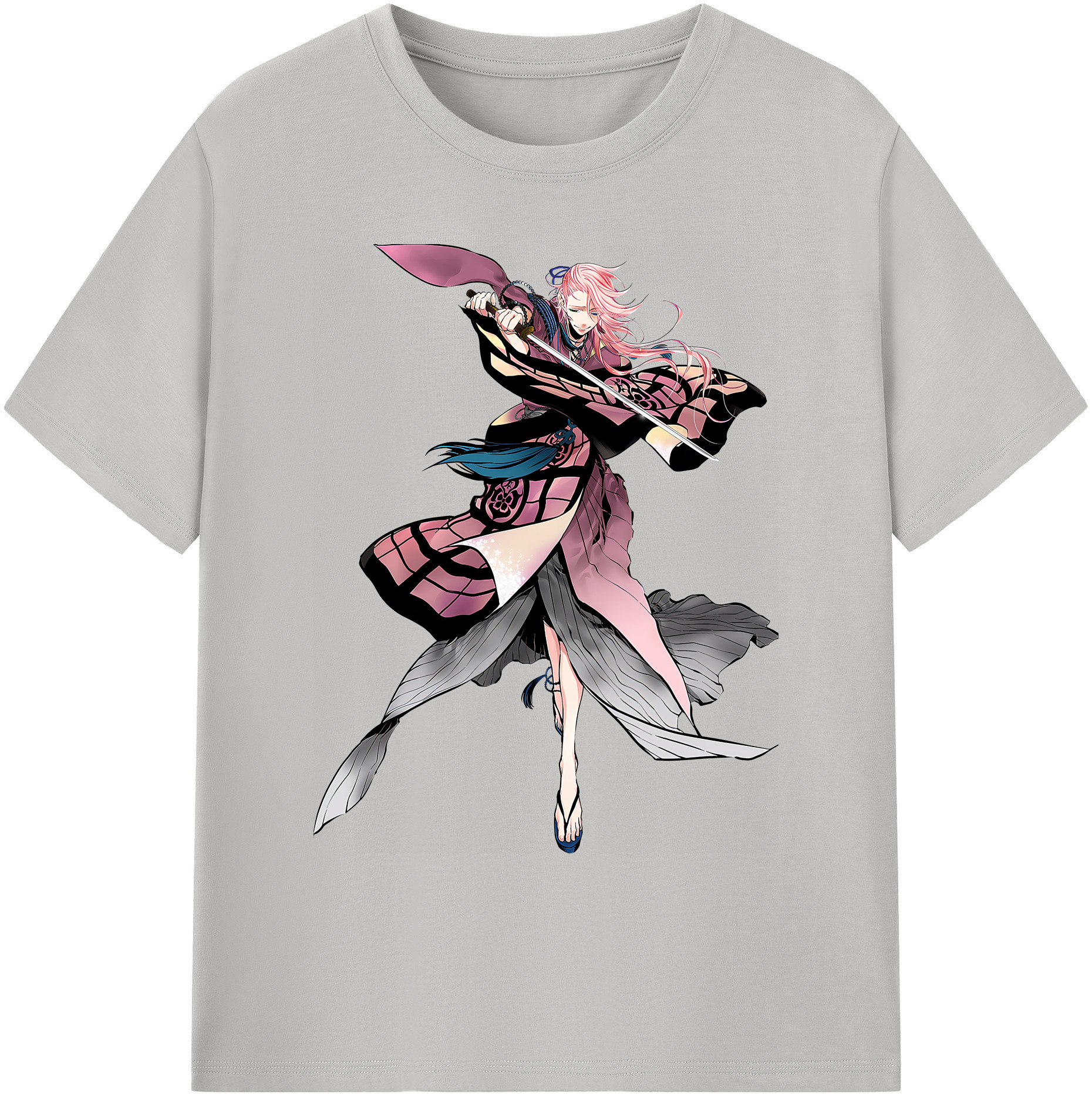 （画像用） 刀剣乱舞 Touken Ranbu 綿100％ メンズ半袖Tシャツ｜肌触りやわらか＆通気性
