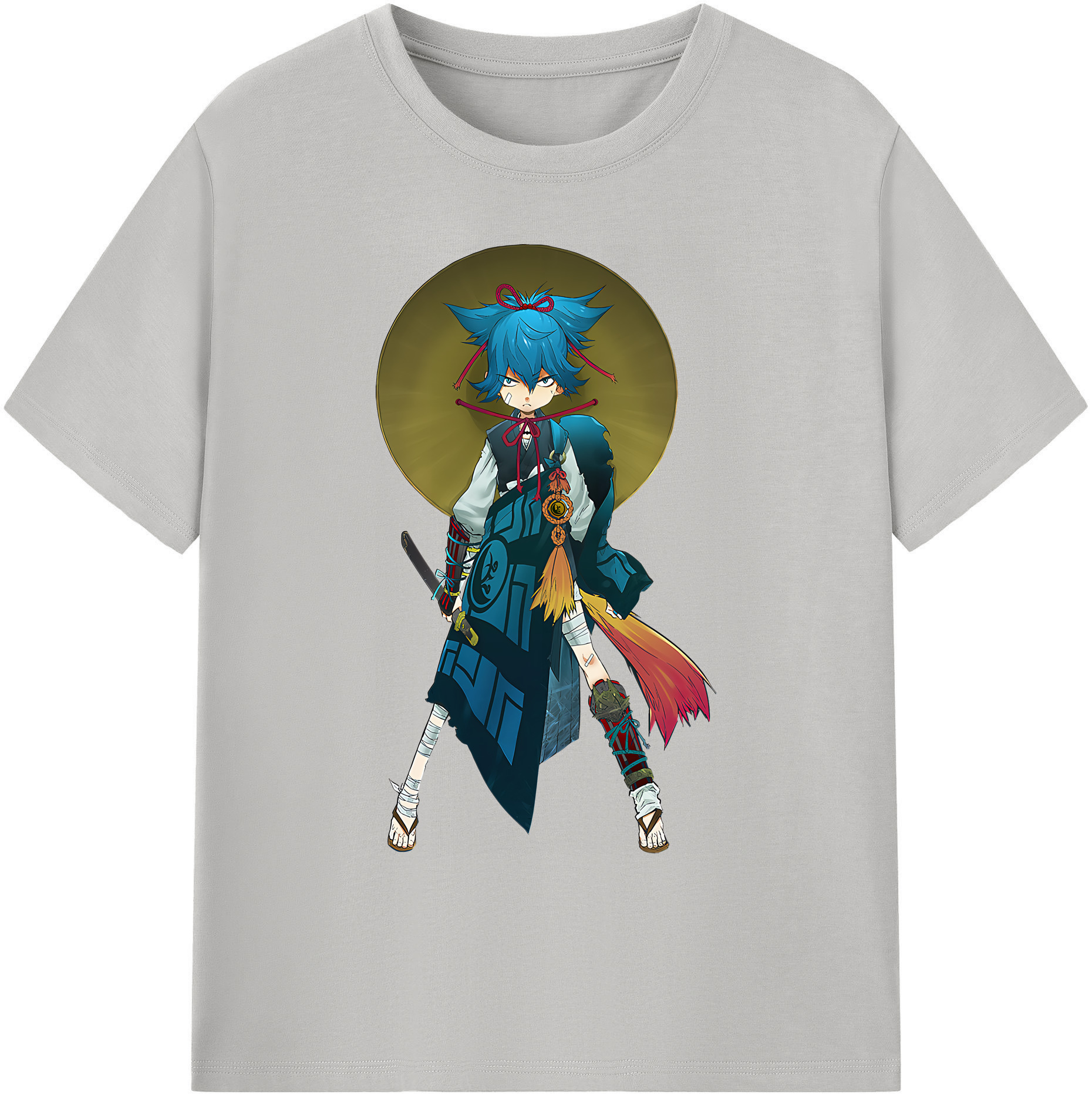 （画像用） 刀剣乱舞 Touken Ranbu 綿100％ メンズ半袖Tシャツ｜肌触りやわらか＆通気性