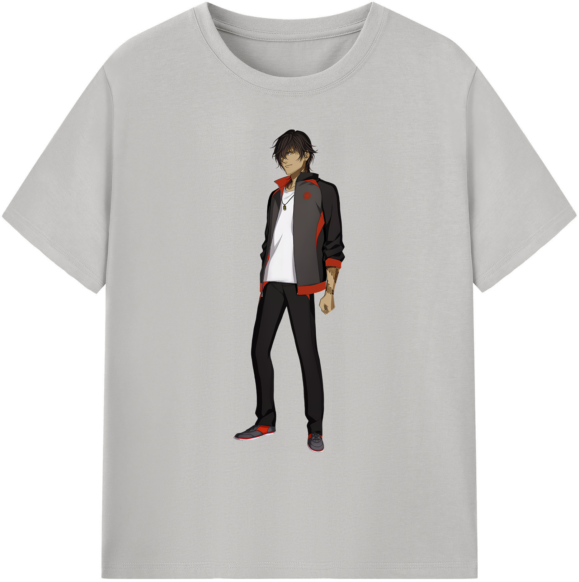 （画像用） 刀剣乱舞 Touken Ranbu 綿100％ メンズ半袖Tシャツ｜肌触りやわらか＆通気性